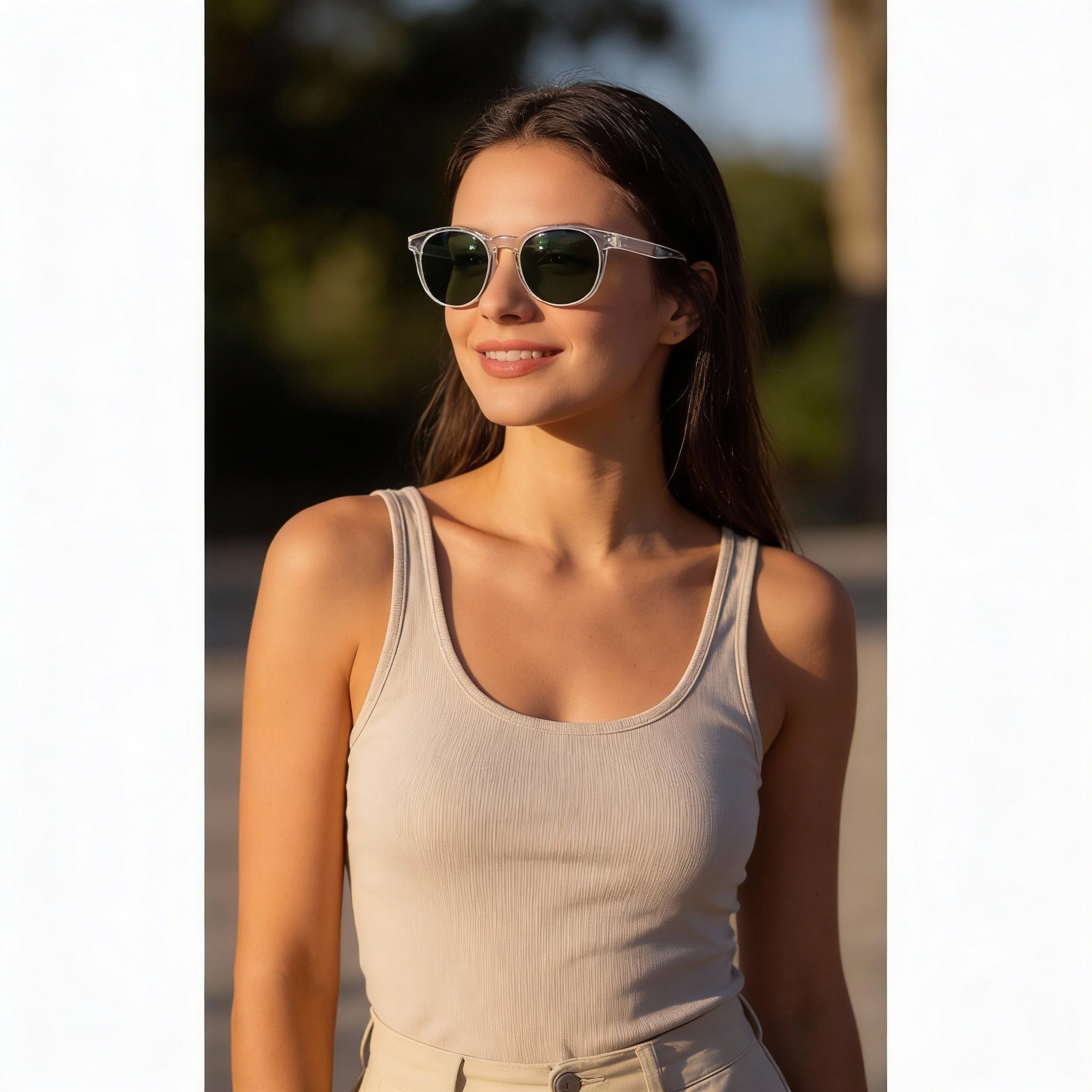 Nike Horizon Ascent Dj9920 Unisex Clear Bio Injected Frame Green Light Adaptive Non Polarized UV Lenses 51mm, Photo 6