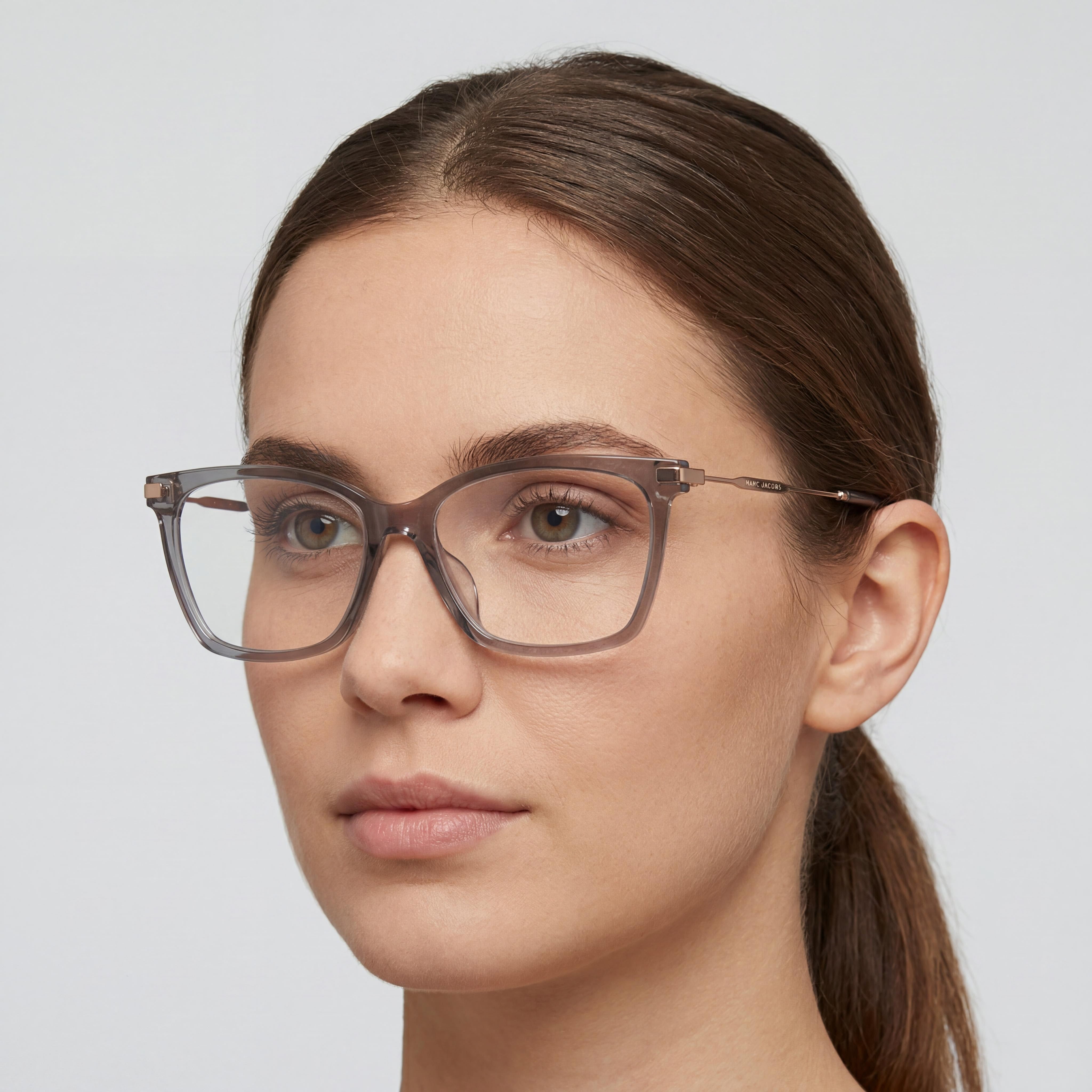 Marc Jacobs Marc 508/F Unisex Grey Gold Plastic Frame Eyeglasses 53mm, Photo 3
