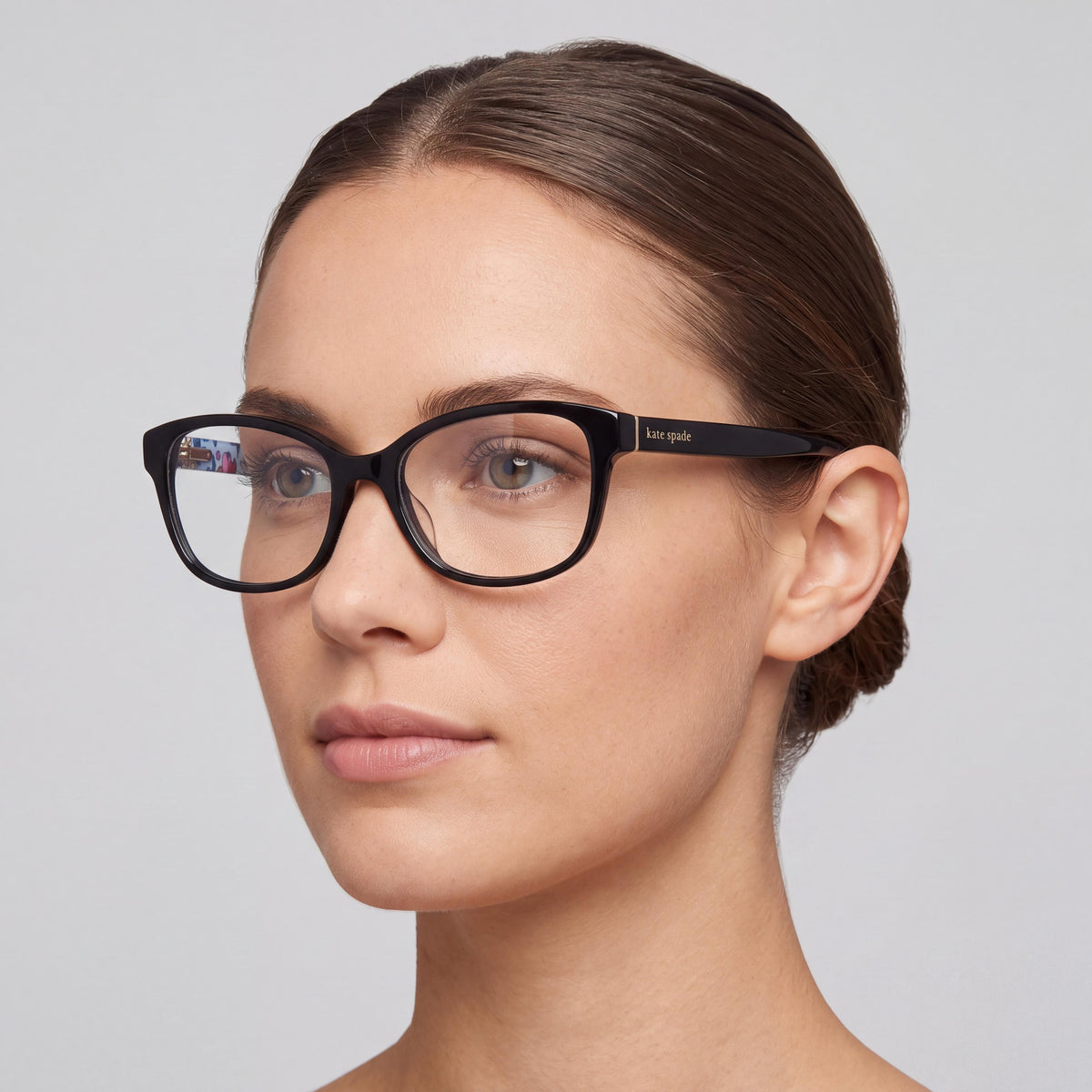 kate spade new york Casual Women's Black Acetate Eyeglass Frames, Lens 51mm, Bridge 16mm, Temple 140mm, Photo 4