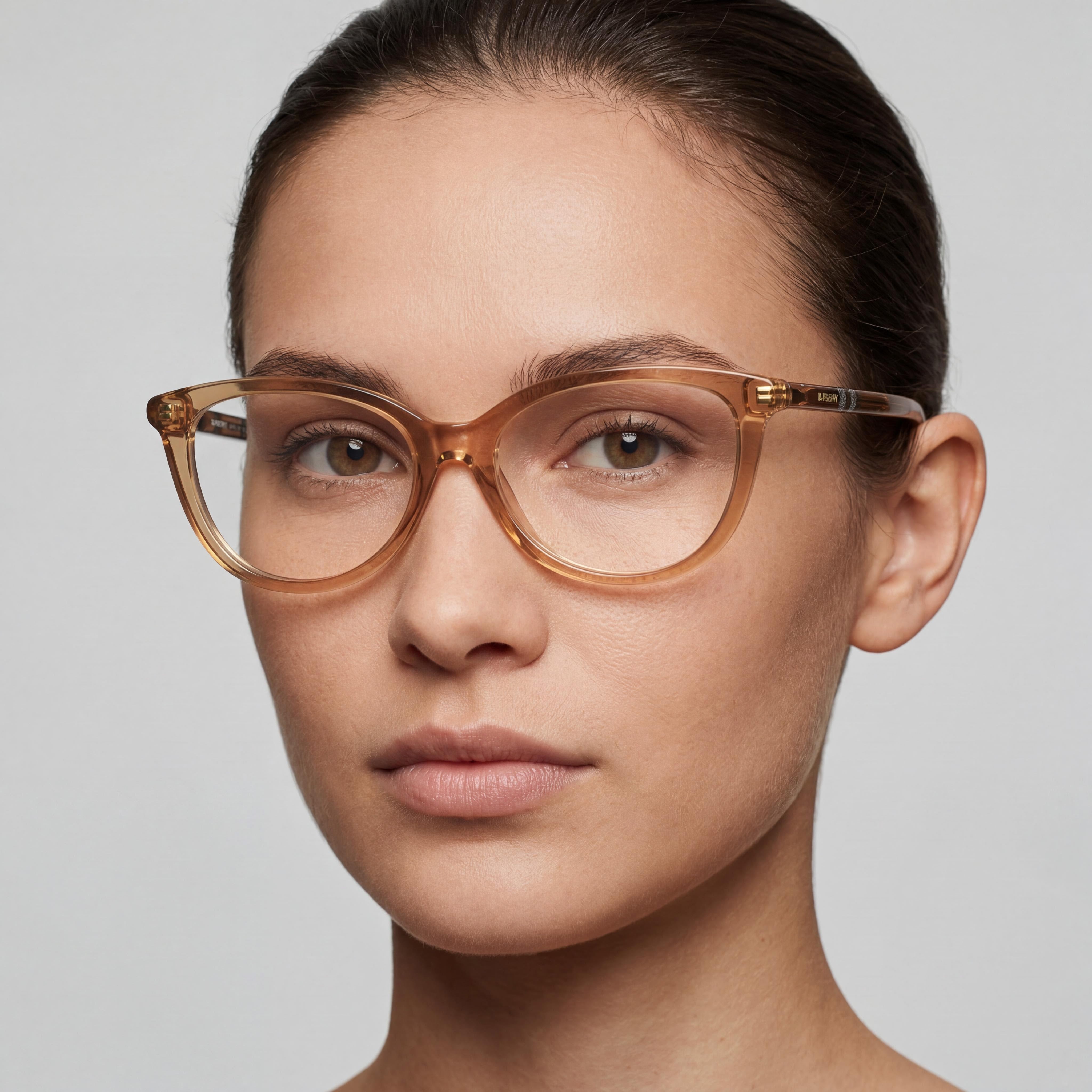 BURBERRY Classic Women's Eyeglasses, made with an Acetate frame, presented in Beige color, 54mm Lens Width, Photo 4