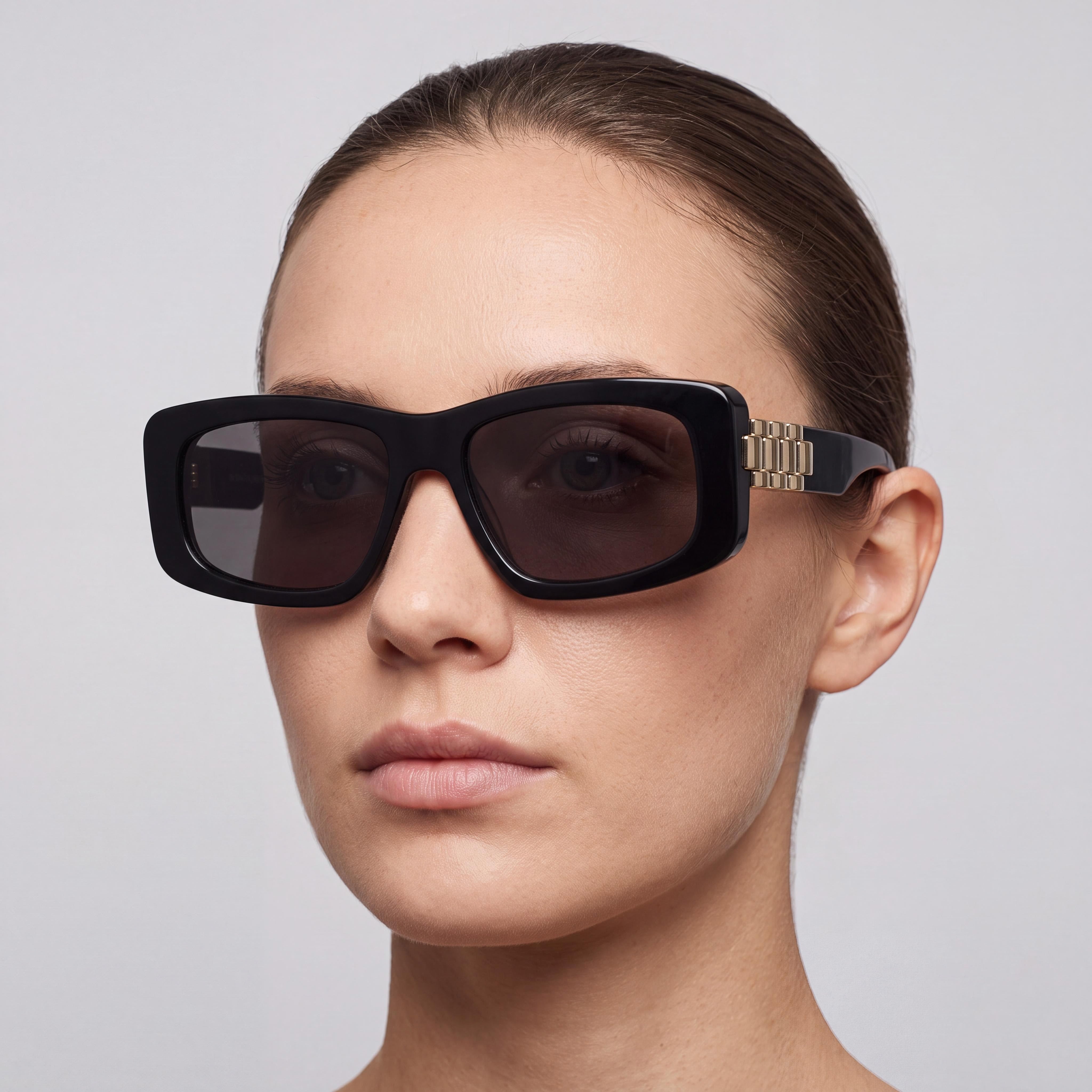 Gafas de Sol Victoria Beckham Modern para Mujer | Montura de Acetato Negro con Lentes Negras | 55 mm Ancho de Lente, Photo 5