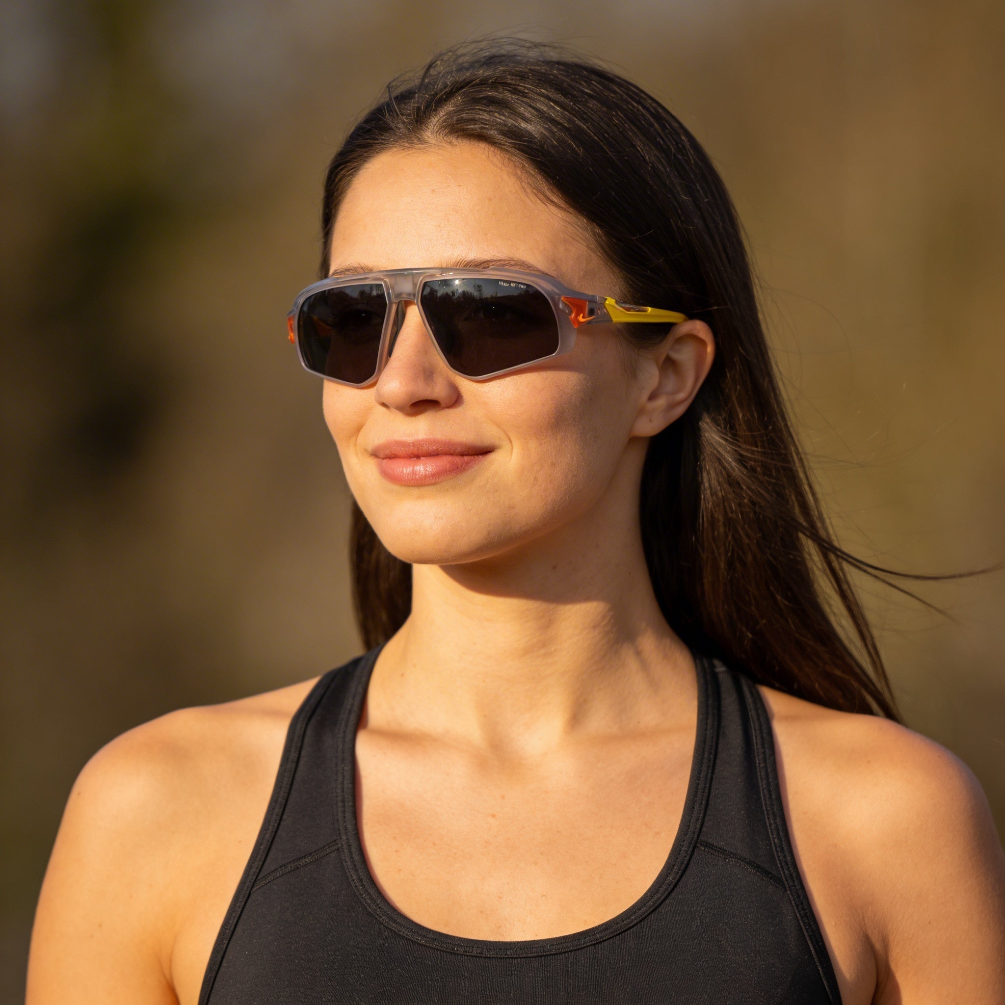 Nike Women's Flyfree Fv2387 Titanium Eyewear, Matte Wolf Grey, UV 400 Protection, 59mm, Photo 6
