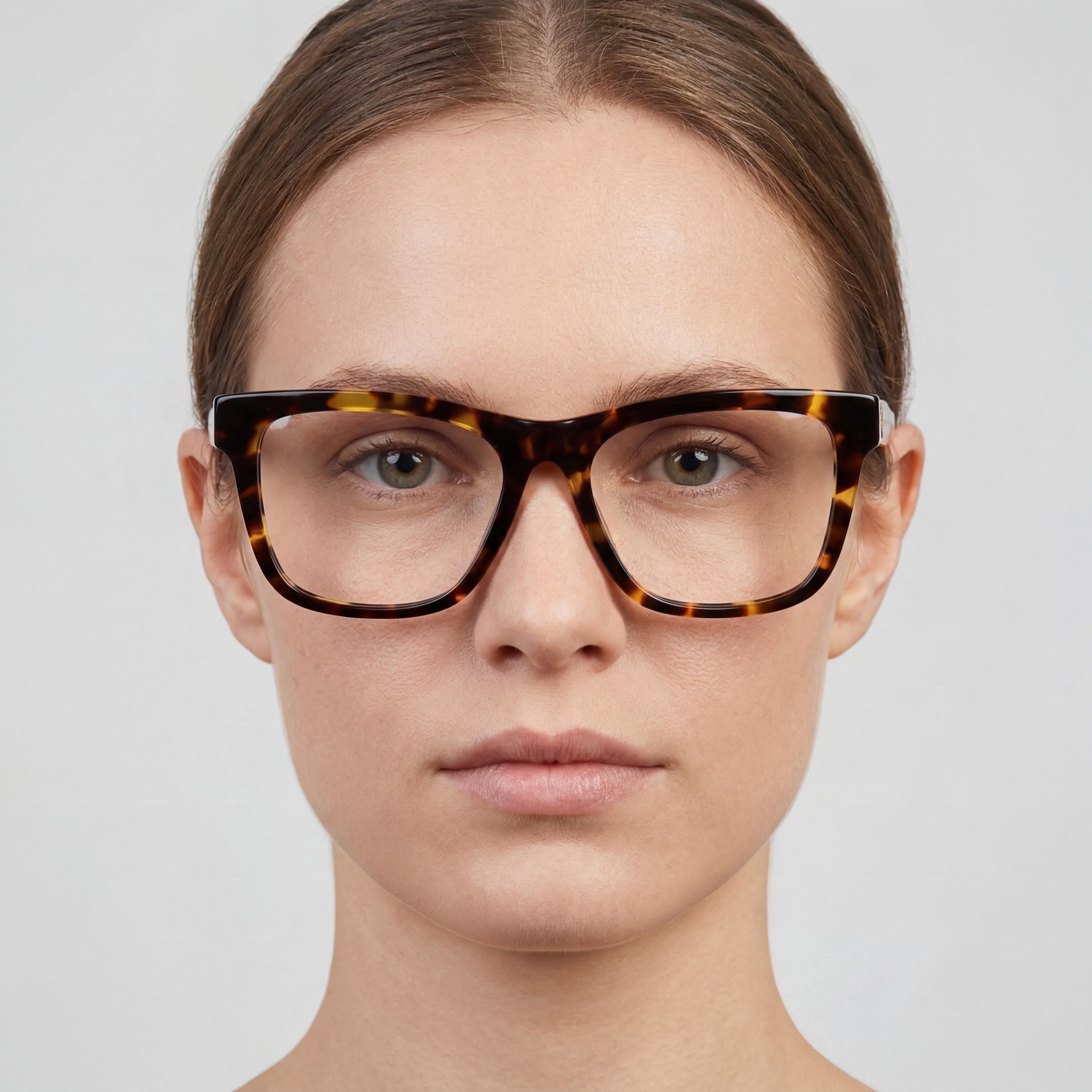 Gafas Ópticas Cuadradas de Acetato Marc Jacobs Marc 630 para Mujer en Habana, Lente 52mm Puente 16mm Varilla 140mm, Photo 4