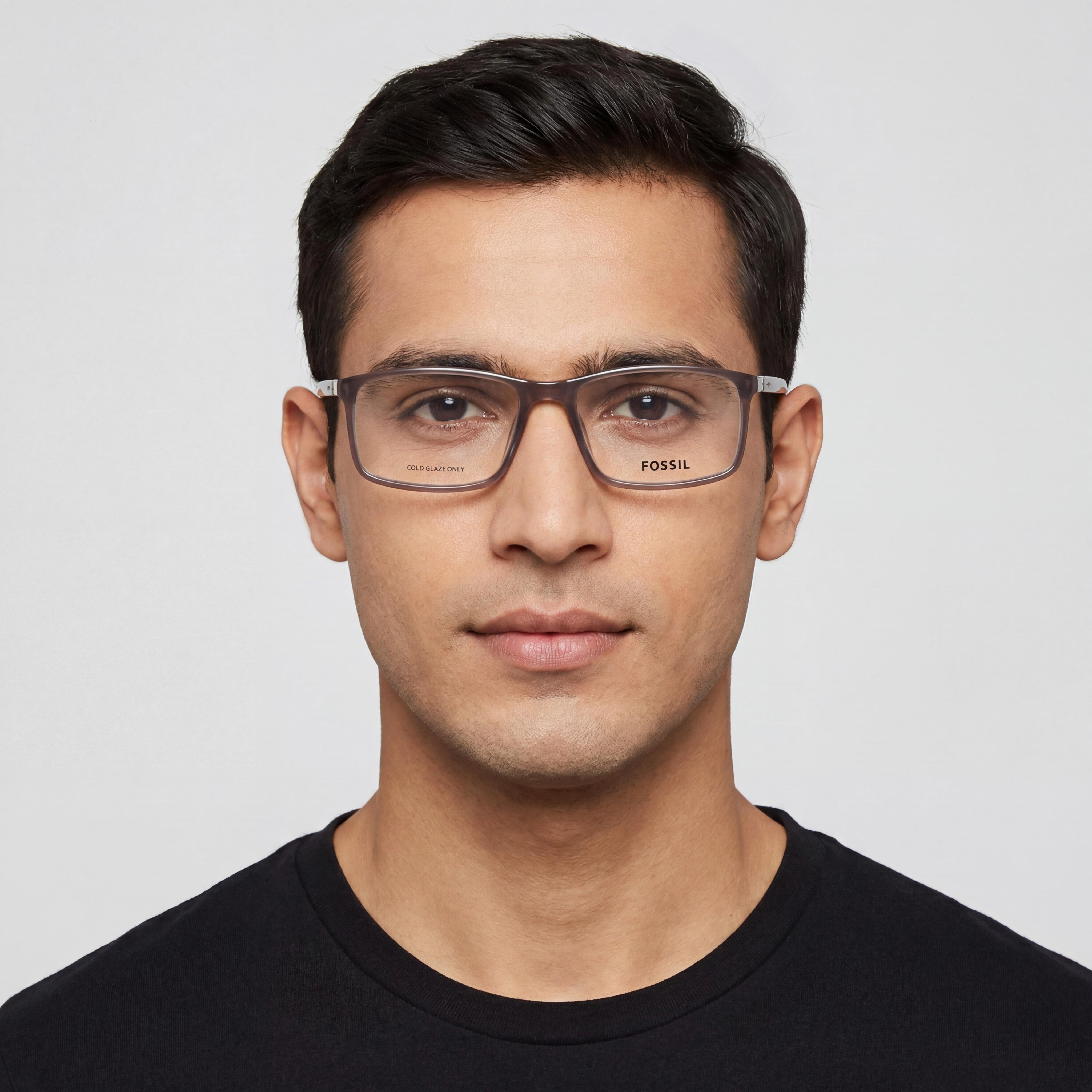 Fossil Modern Men’s Propionate Crystal Grey Non-polarised Sunglasses with Polycarbonate Lenses 55mm, Photo 4