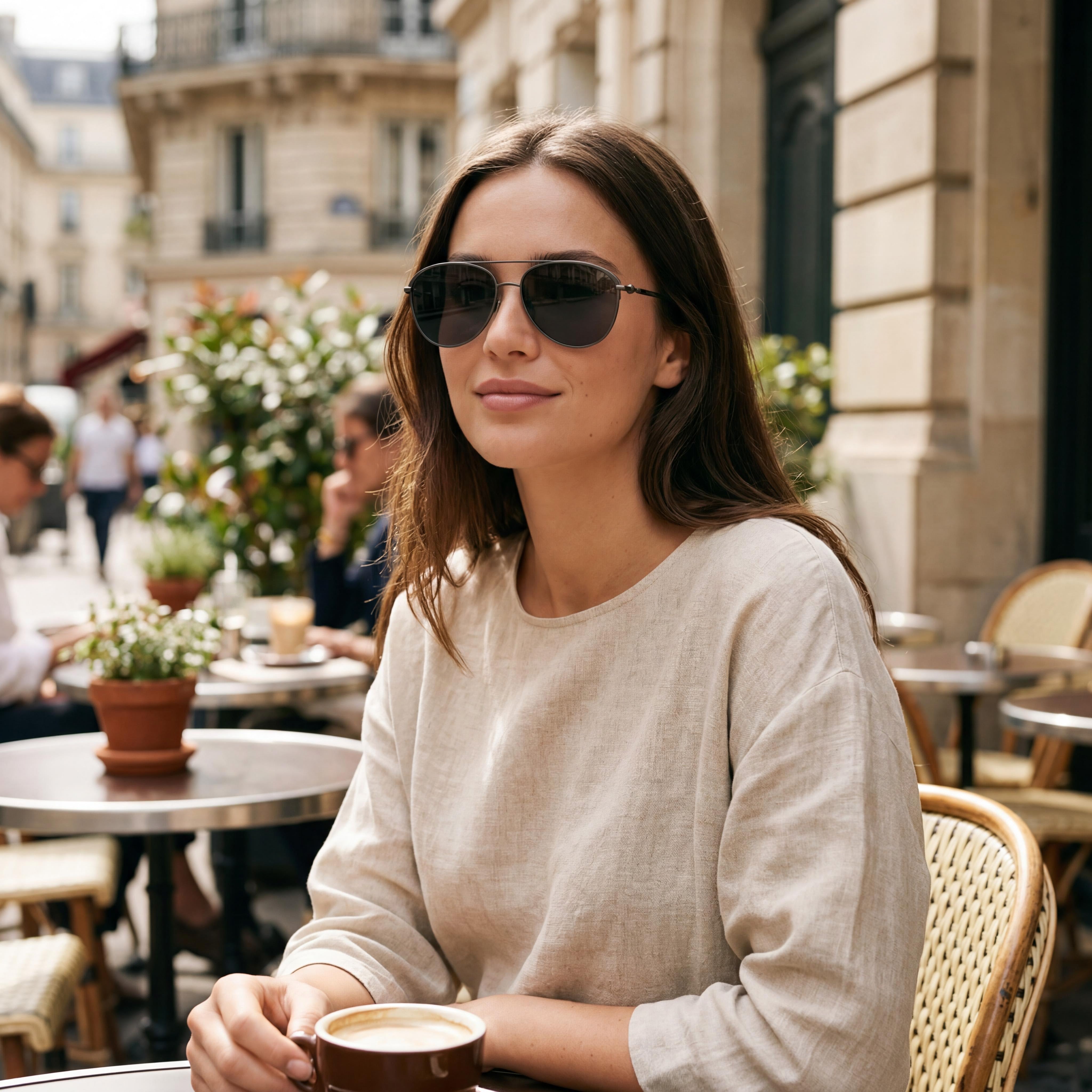 BURBERRY Gafas de sol clásicas unisex con montura de metal gris oscuro, lentes de policarbonato gris oscuro no polarizadas 59 mm, Photo 6