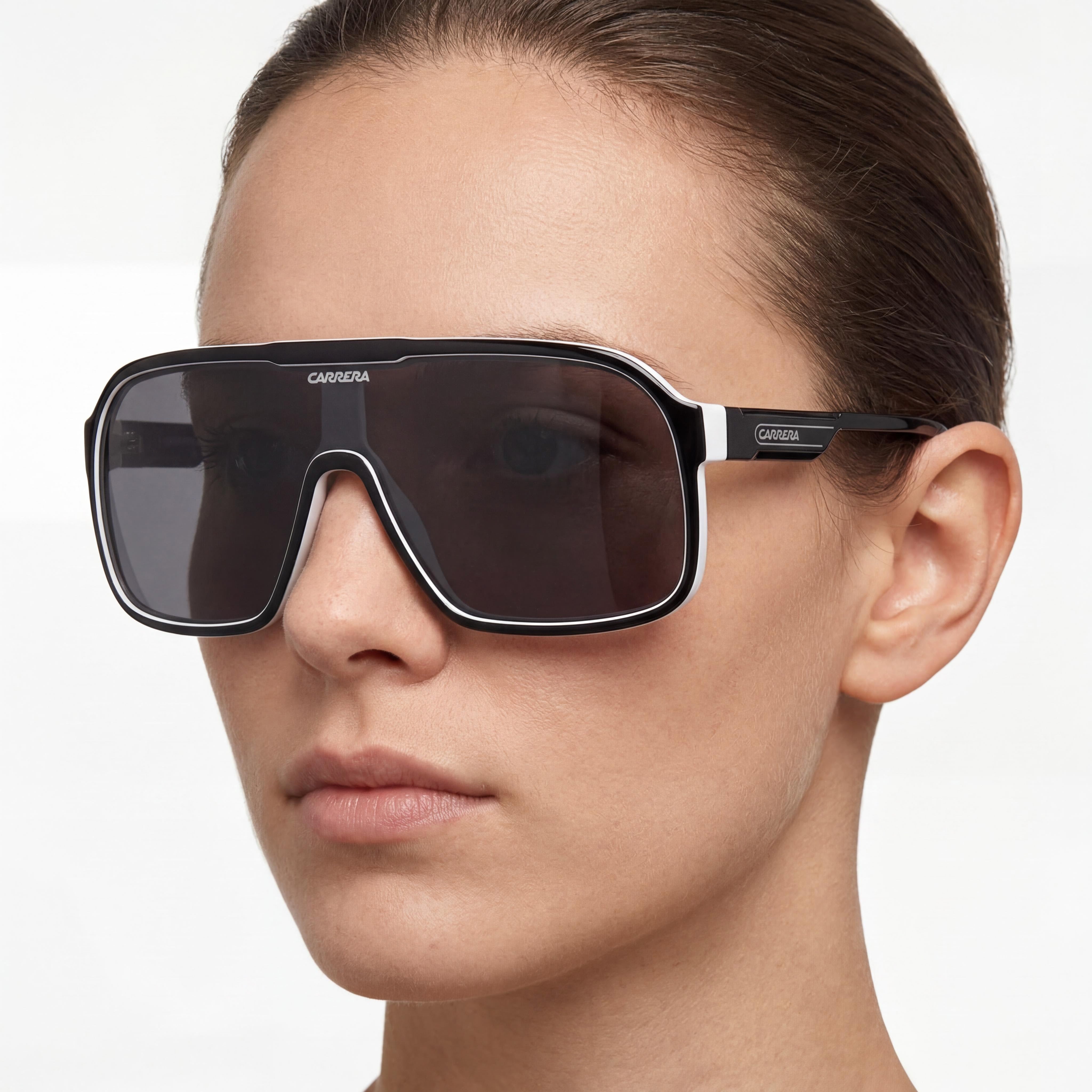 Gafas de sol unisex tipo aviador Carrera 1046/S negras, 99mm, Photo 4