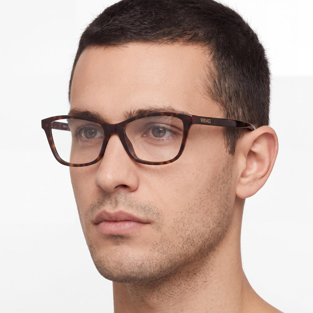 Gafas de sol unisex clásicas de lujo Versace VE3375 color marrón