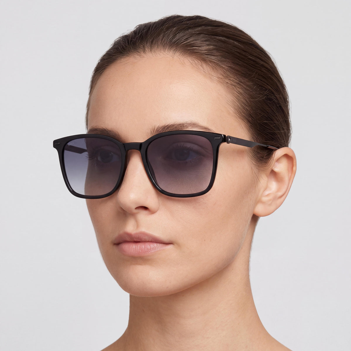 Hugo Boss Women's Boss 1694/S Stainless Steel Black Grey Shaded 100% UV Protection Sunglasses 54mm, Photo 4