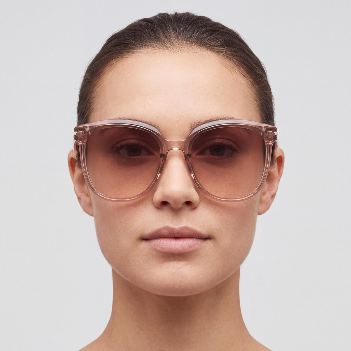 QUAY AUSTRALIA Rent Free Women's Sunglasses, Doe Injection Frame, Brown Fawn Polycarbonate Lenses, UV Protection, Non-Polarized, 147mm, Photo 4
