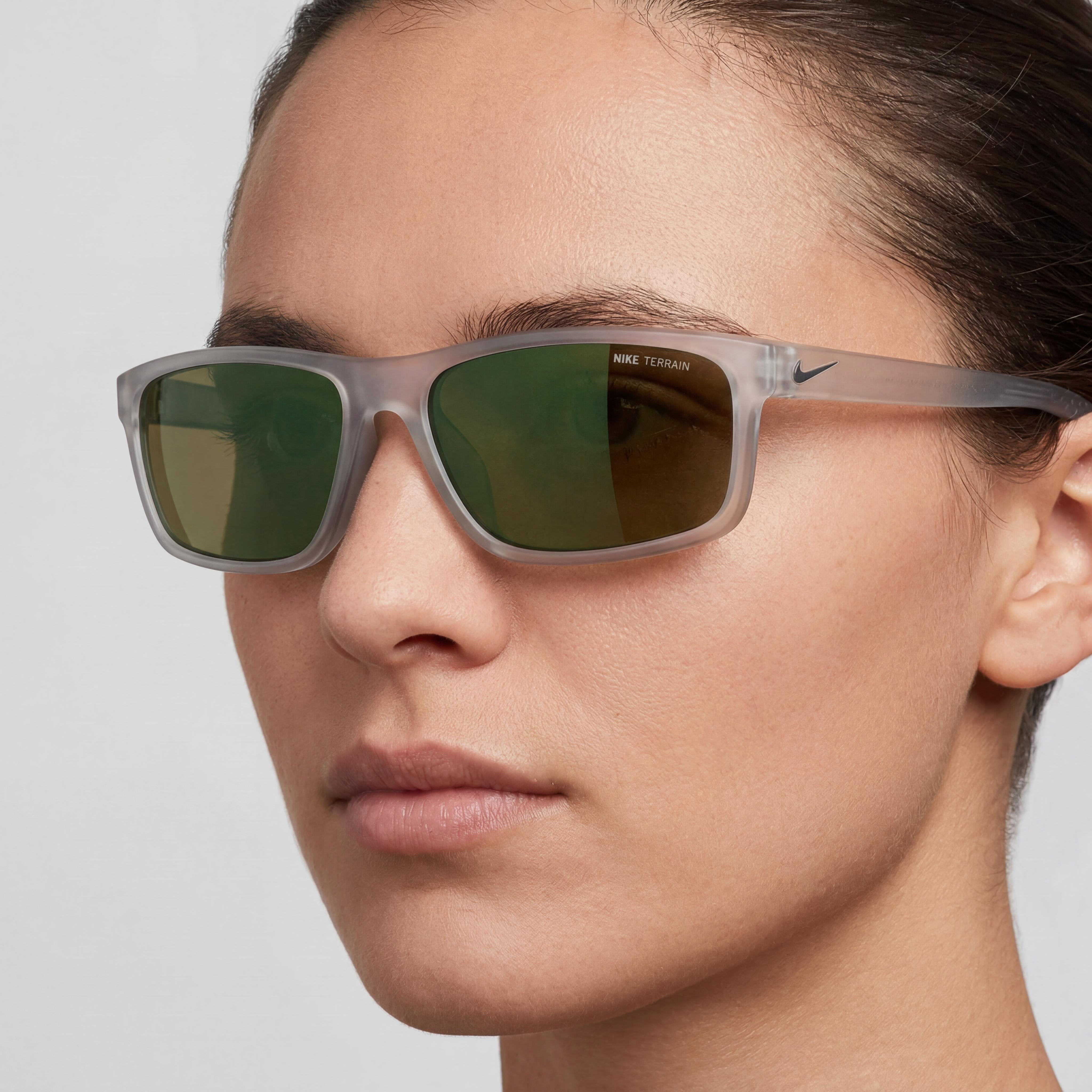 Gafas de sol rectangulares unisex Nike CW4655-012 gris lobo mate, 59mm, Photo 5