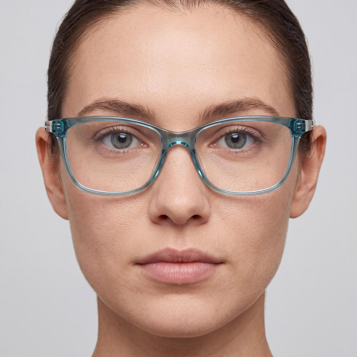 Juicy Couture Ju 249 Unisex Sunglasses with Crystal Green Plastic Frame and Polycarbonate Lenses 53mm, Photo 4