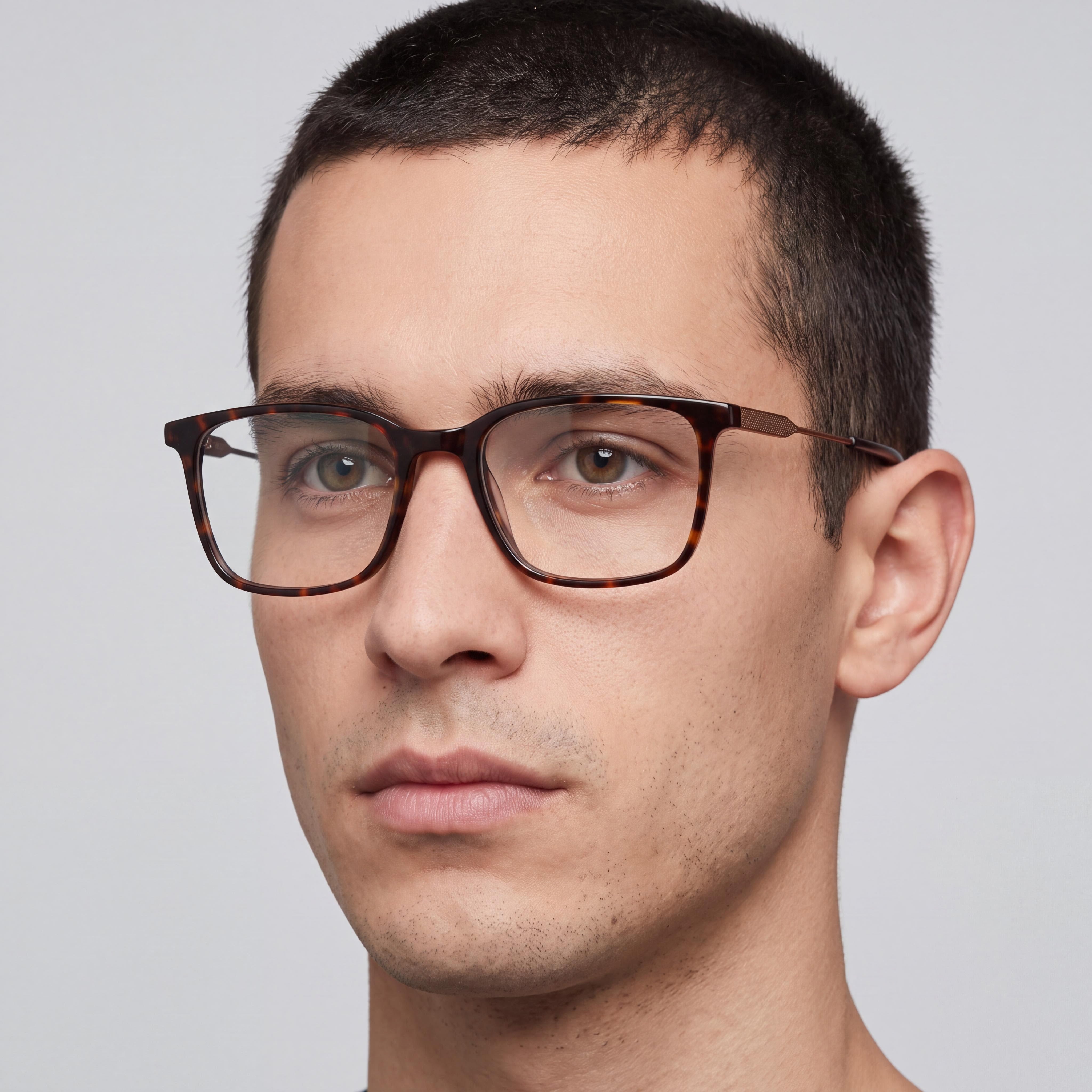 Gafas de sol polarizadas Jones New York J536 para hombre, montura de plástico negra, lente de 54 mm, puente de 19 mm, patilla de 140 mm, Photo 4