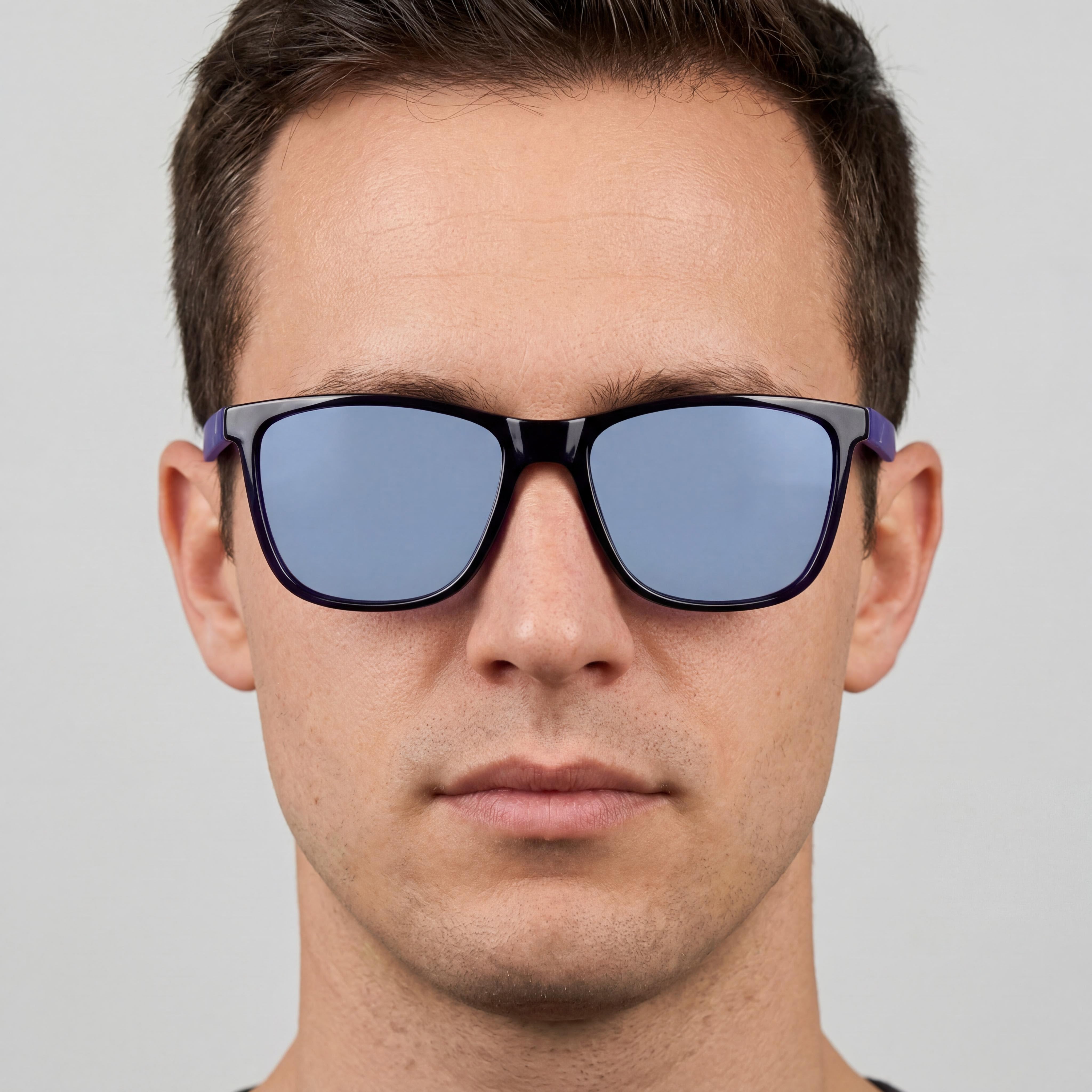 Nike DQ0802 556 Concord/Navy Square Unisex Sunglasses, 57mm, Photo 5