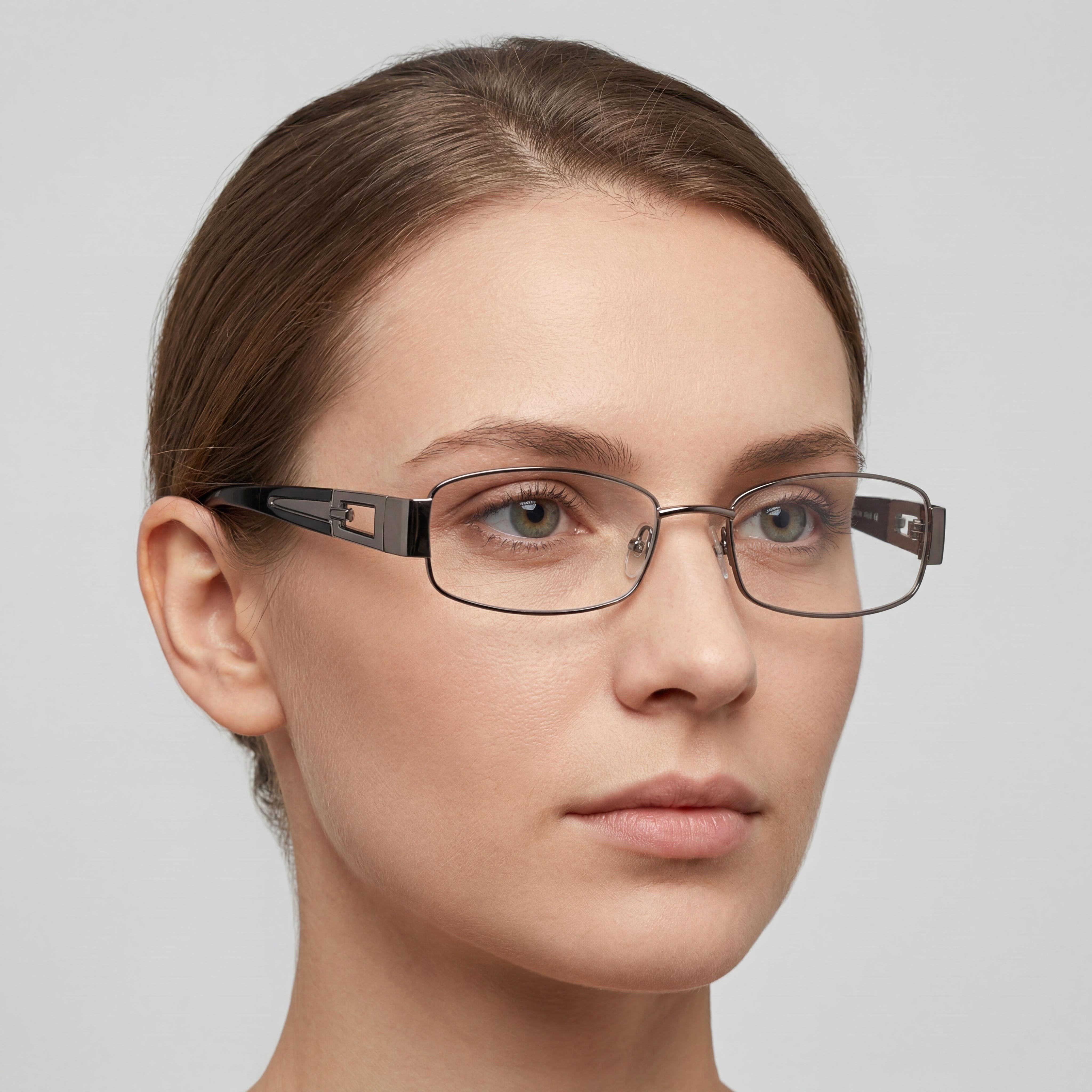Emilio Pucci Women's 2136_069-52 Optical Glasses with a Dark Grey Plastic Frame, 52mm Lens Width, Photo 4