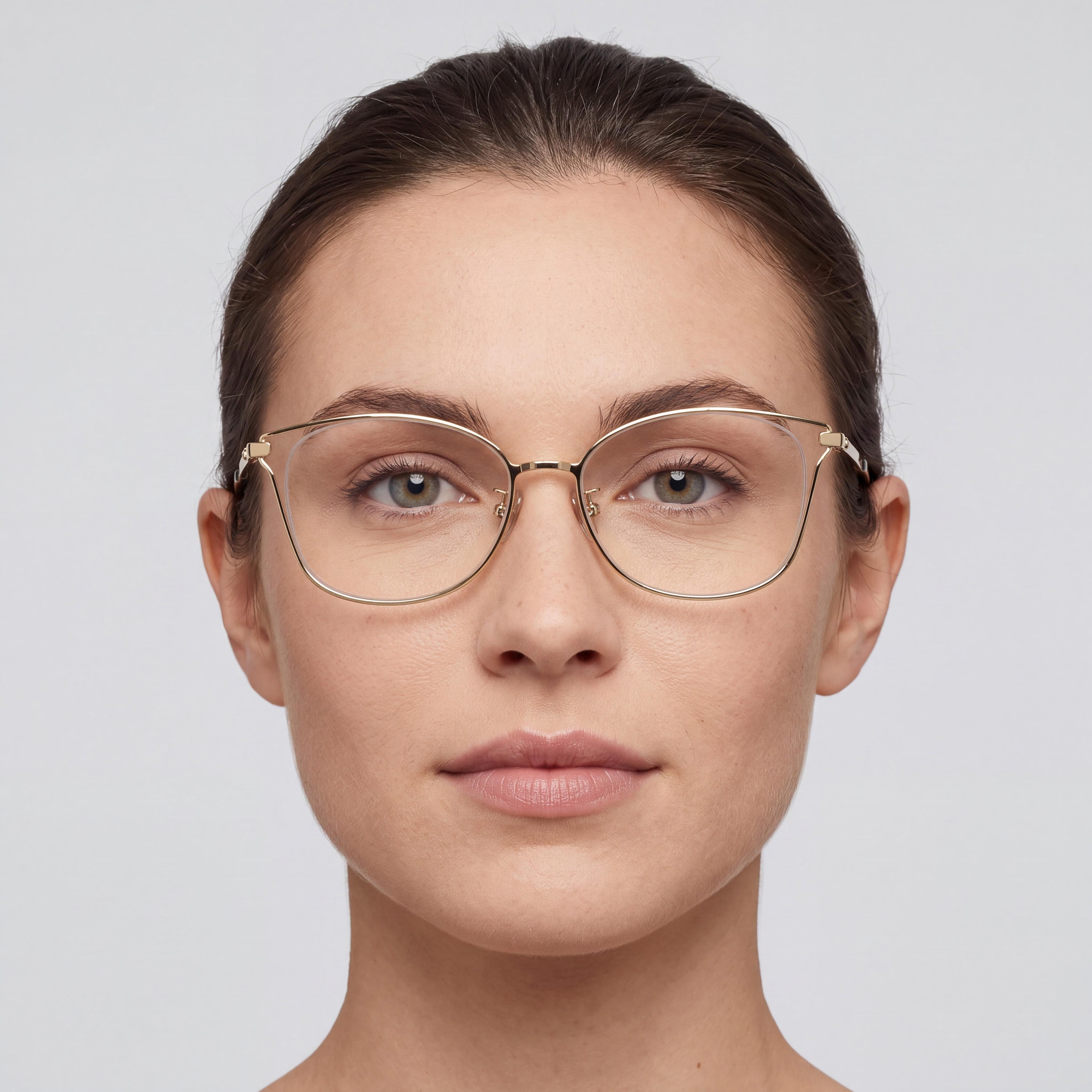 kate spade new york Classic Women's Cat-Eye Metal Optical Eyeglasses Dark Havana 52mm, Photo 4