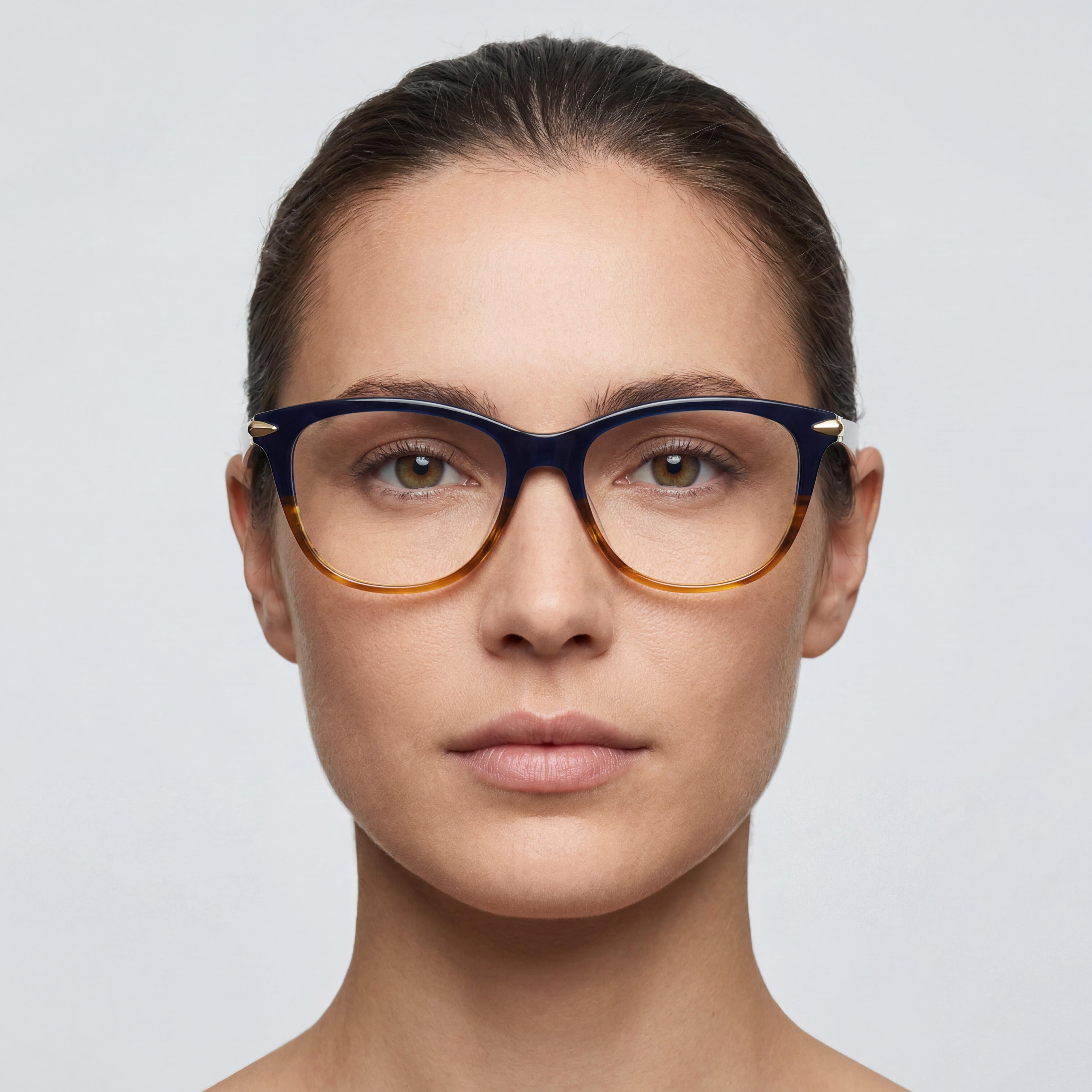 rag & bone Rnb3014 Women's Optical Frames Havana Blue 51-16-140, Photo 4
