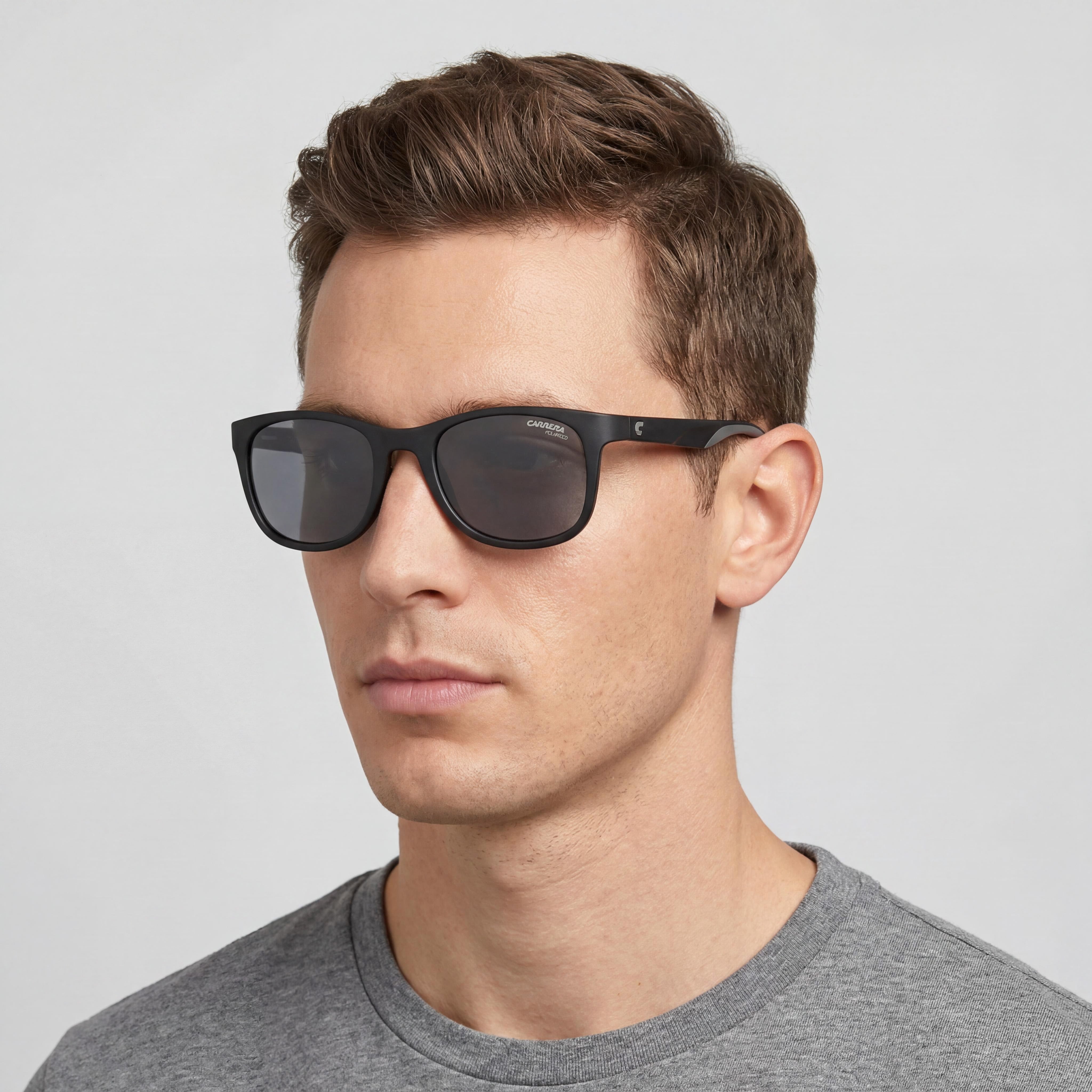 Carrera 8054/S Men's Matt Black Polyamide Inj-GrilL. 100% UV Sunglasses 52mm, Photo 3