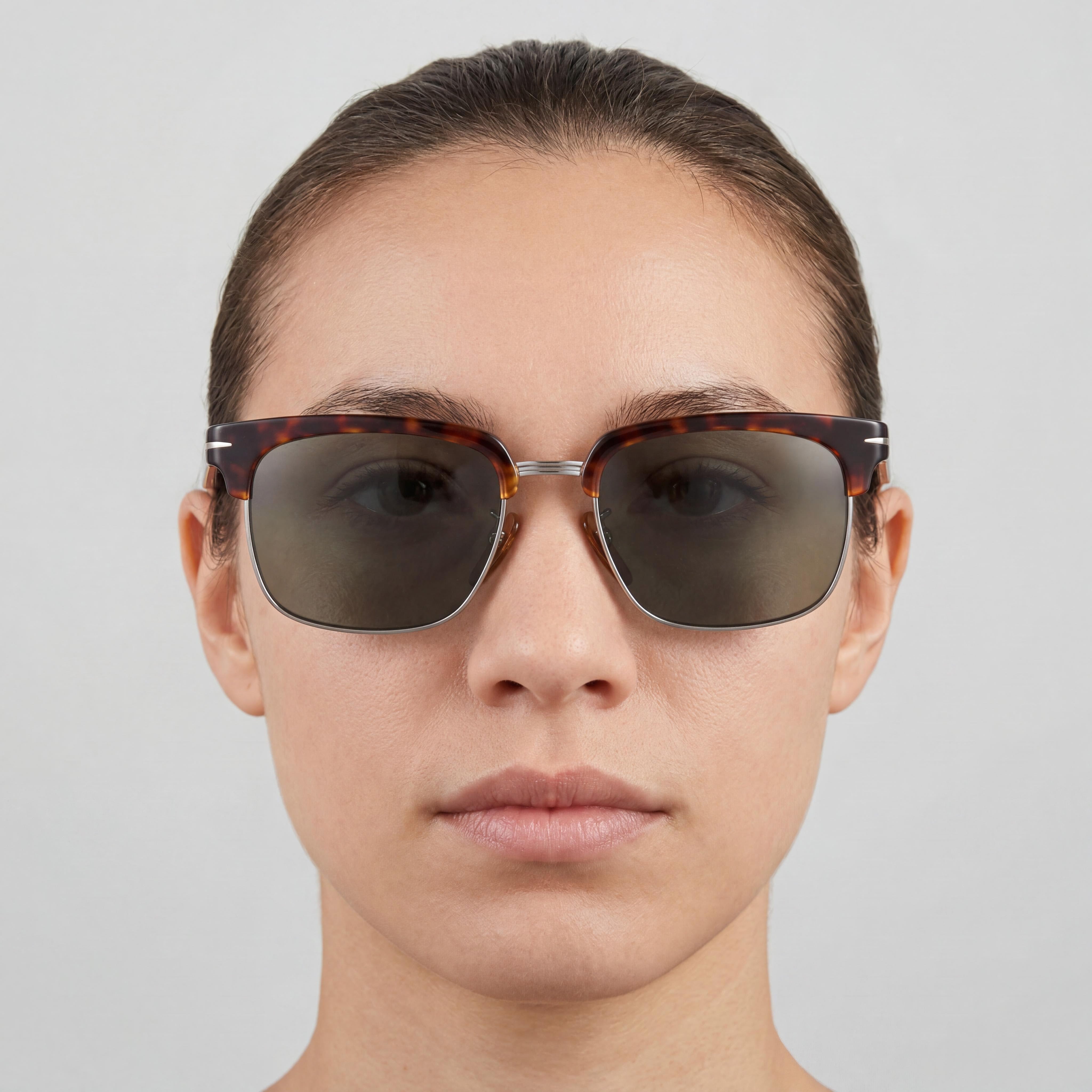 David Beckham Db 1119/g/s Unisex Havan Ruthen Stainless Steel Sunglasses 100% UV Protection Polycarbonate Lenses 55mm, Photo 3