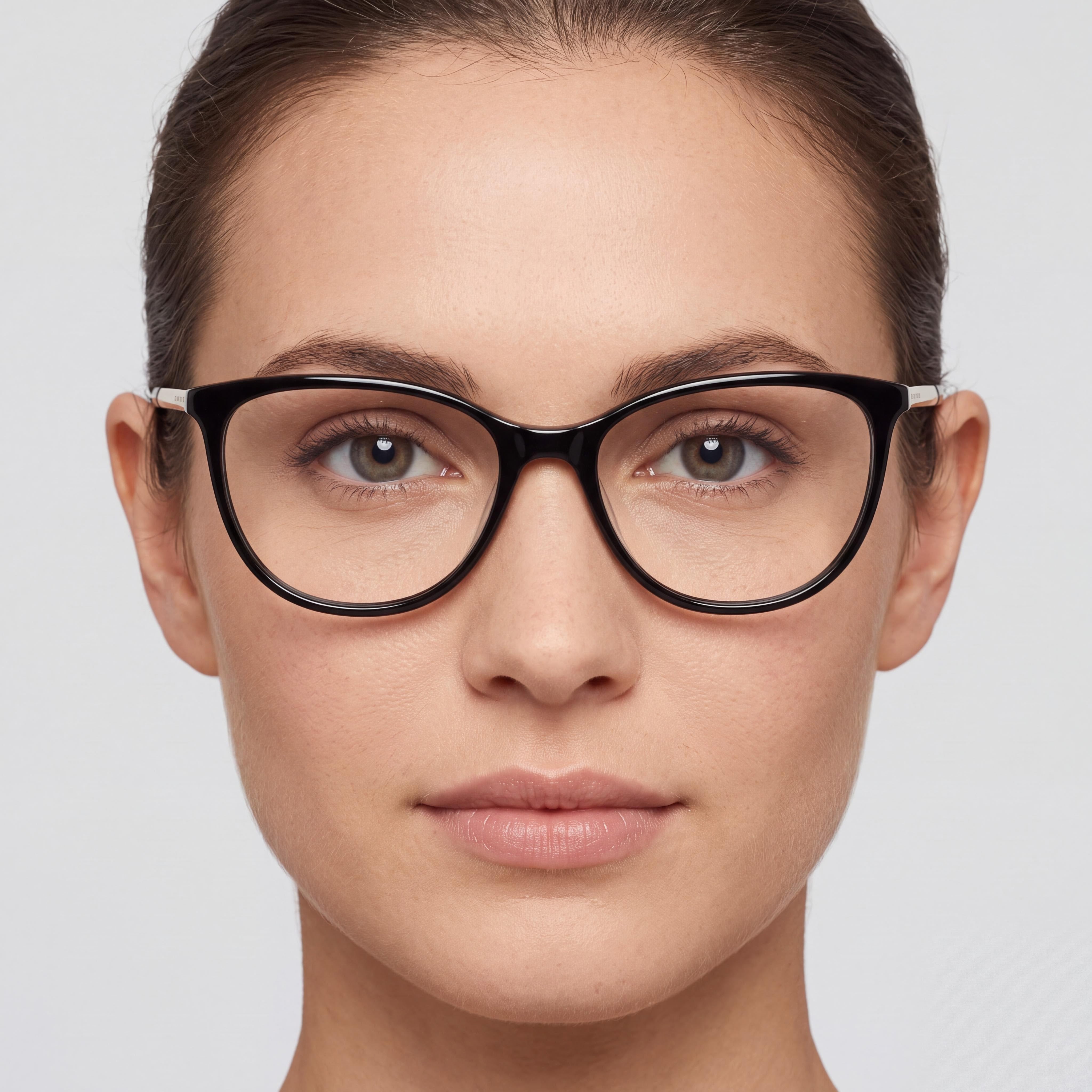 kate spade new york 103511 Kimberlee Women's Square Full Rim Black Gold Plastic Flex Hinge Optical Eyeglasses 52mm, Photo 3