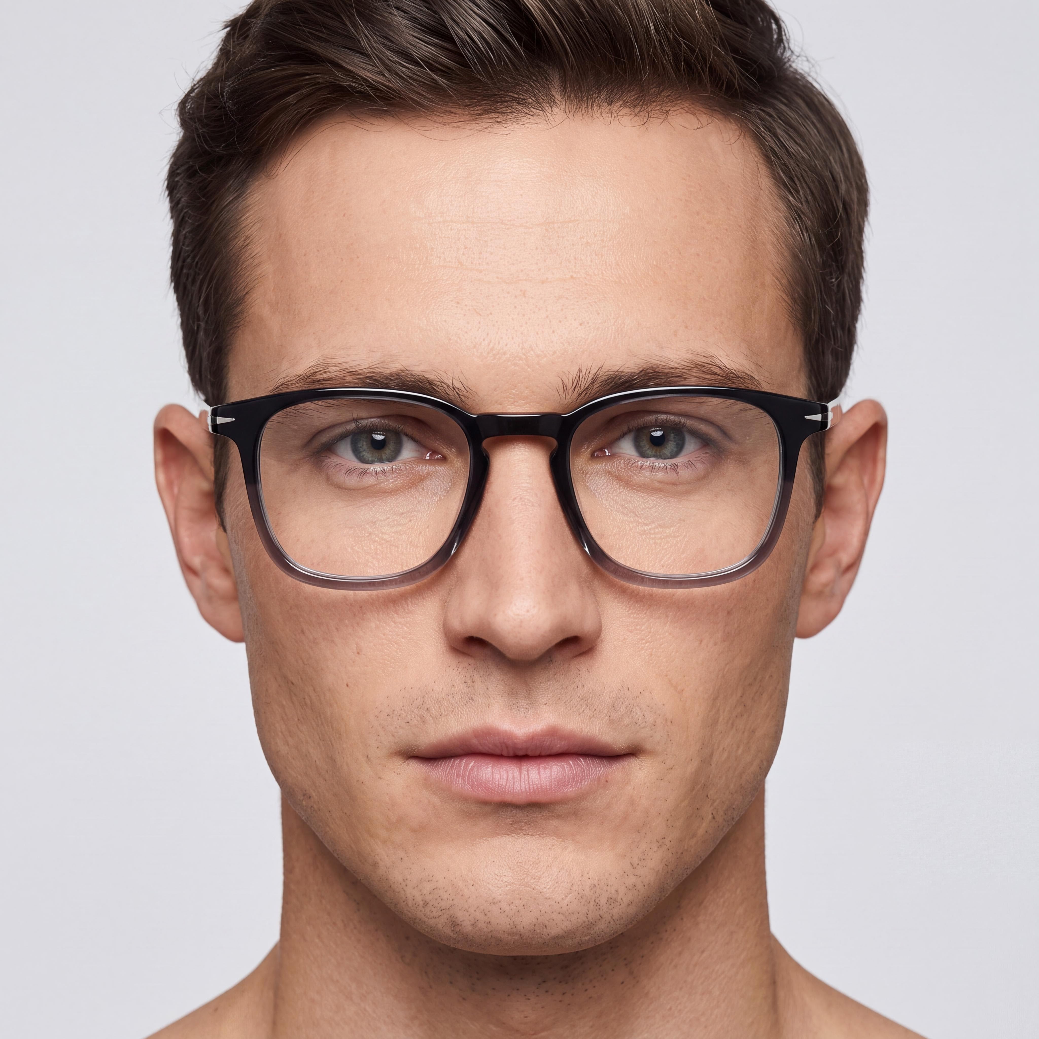 David Beckham Db 1050 Unisex Plastic Black Greyhorn 49mm Eyeglasses, Photo 4