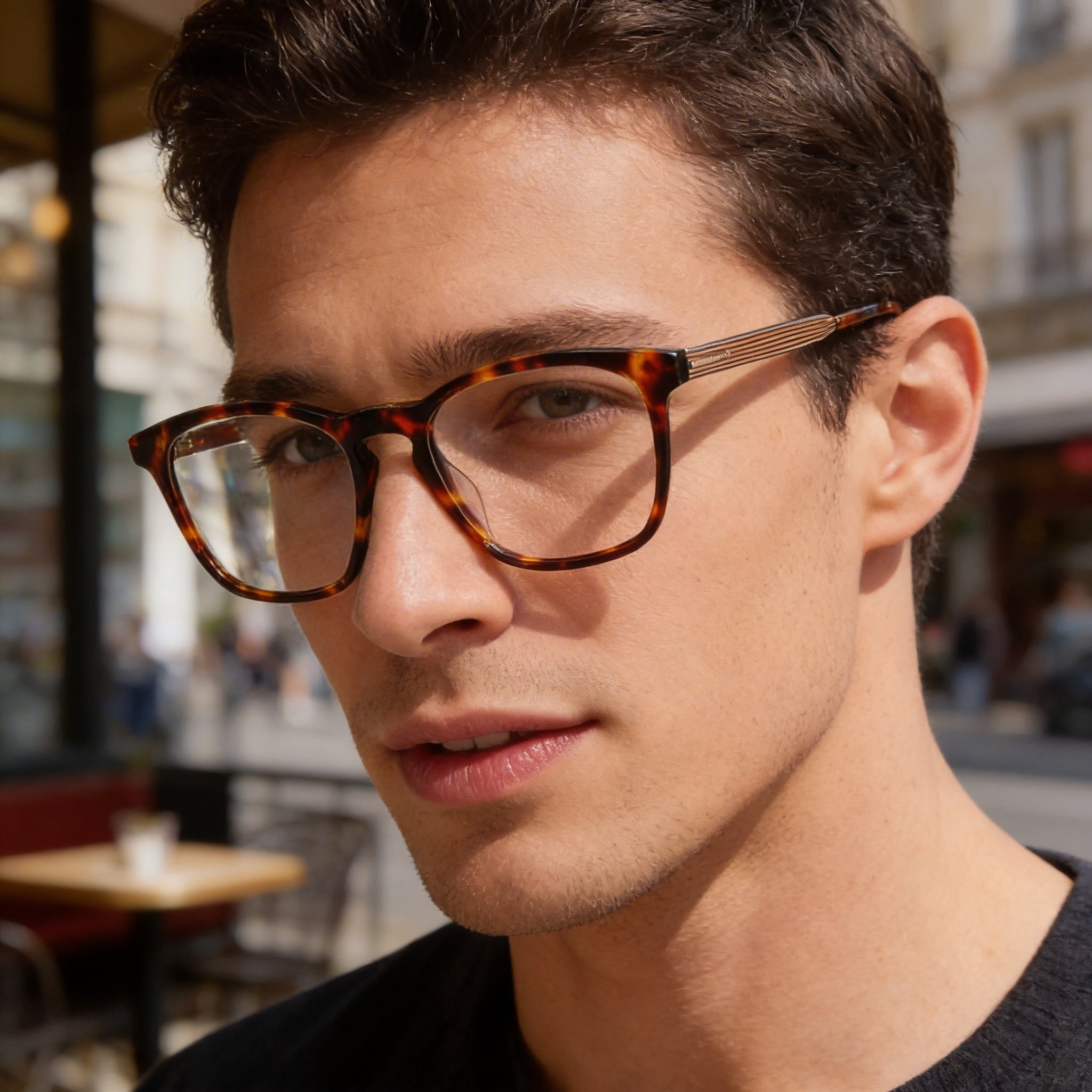 Calvin Klein Ck22503 Gafas de Metal Burdeos Habana para Hombre con Lentes 53-19-145, Photo 4