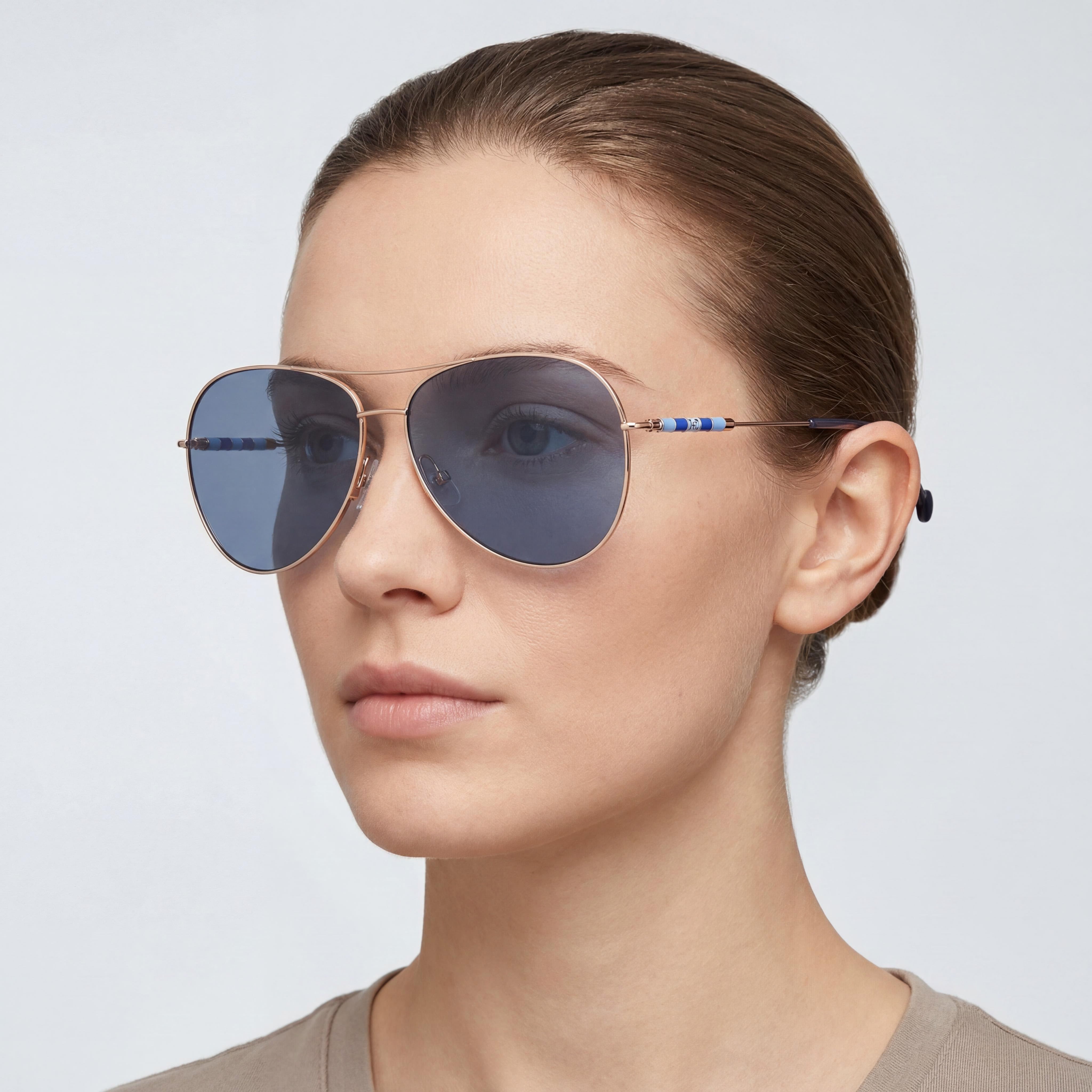 Carolina Herrera CH 0034/S 0DDB/KU Sunglasses for Women, 64mm, Photo 5