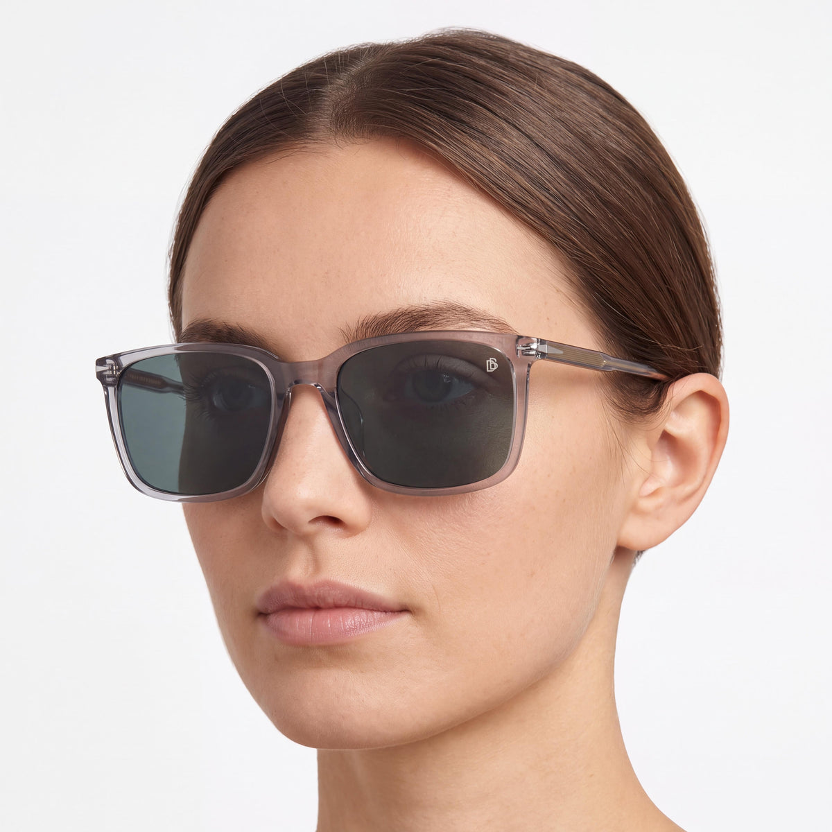 David Beckham Women's Db 1163/F/S Gray Acetate Non-polarised Plastic Lens Eyeglasses 58 Millimeter, Photo 3