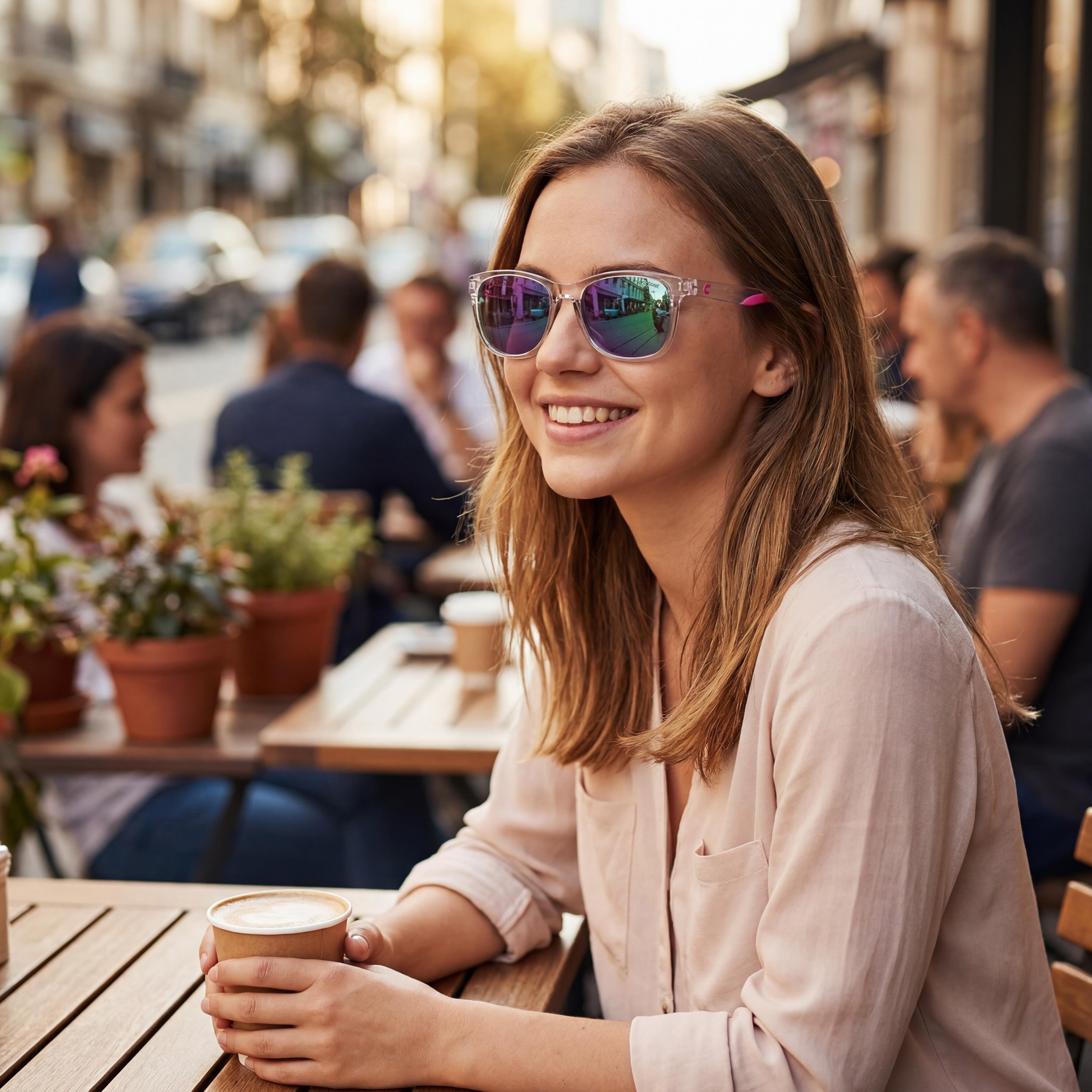 Carrera 8054/S Gafas de sol unisex con montura de poliamida blanca transparente y protección UV de cristal de 52 mm, Photo 4