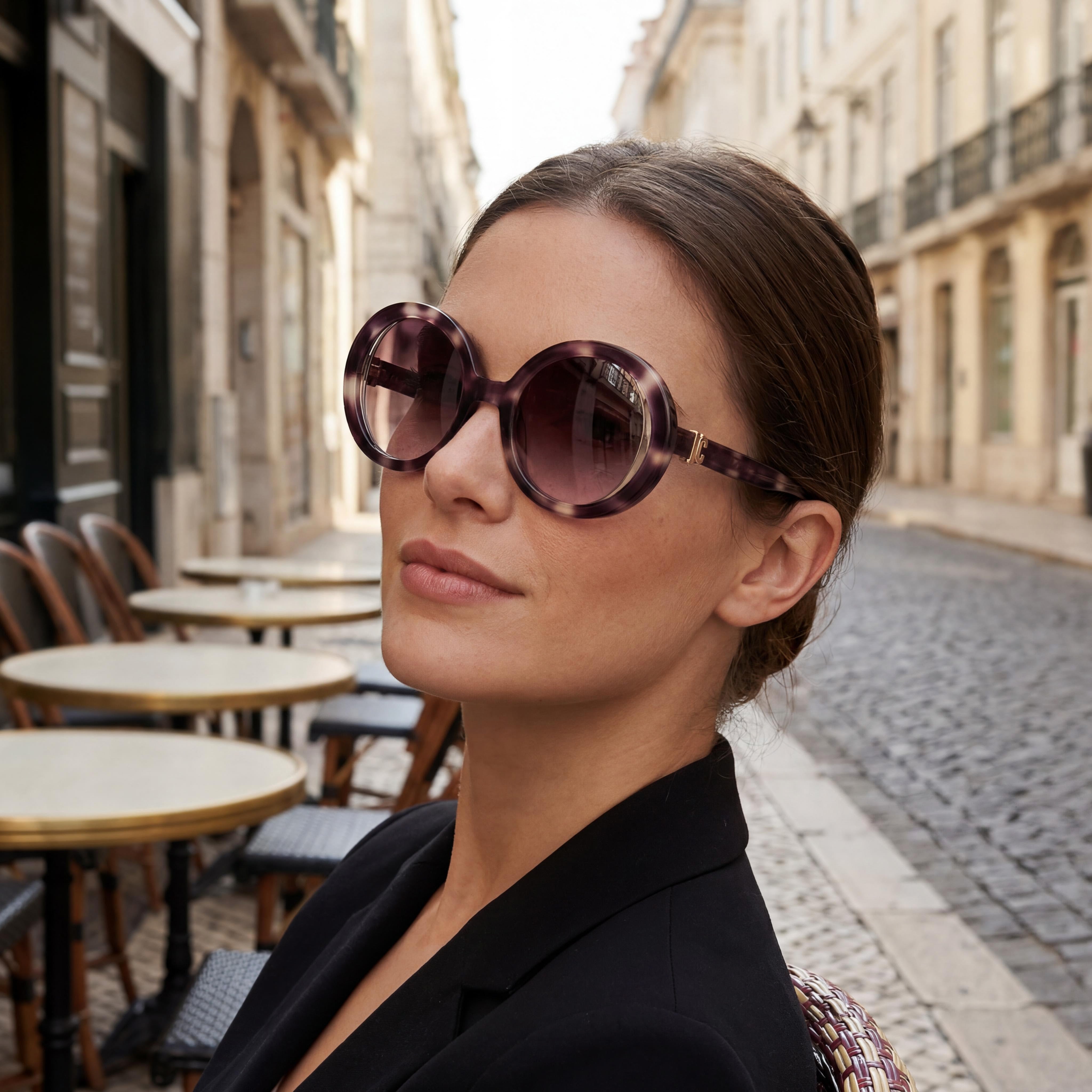 Just Cavalli Casual Women's Shiny Brown Beige Havana Brown Gradient UV Protected Sunglasses 51-23-140, Photo 6