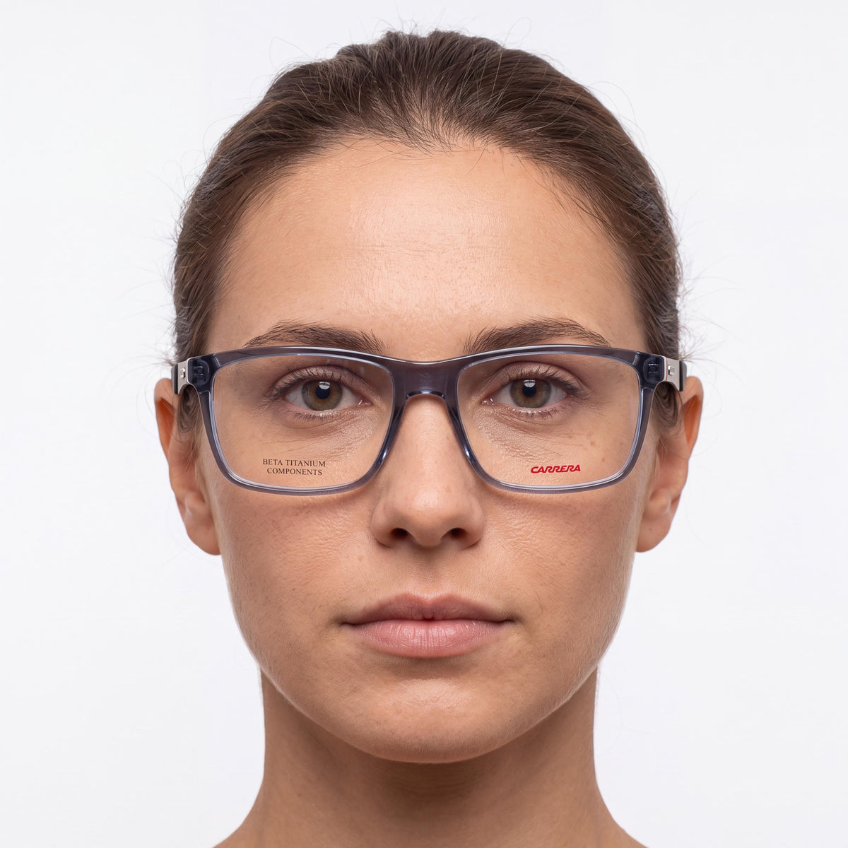 Carrera 8825/V Montura de plástico rectangular para mujer con lentes de plástico transparente 55-17-145, Photo 4