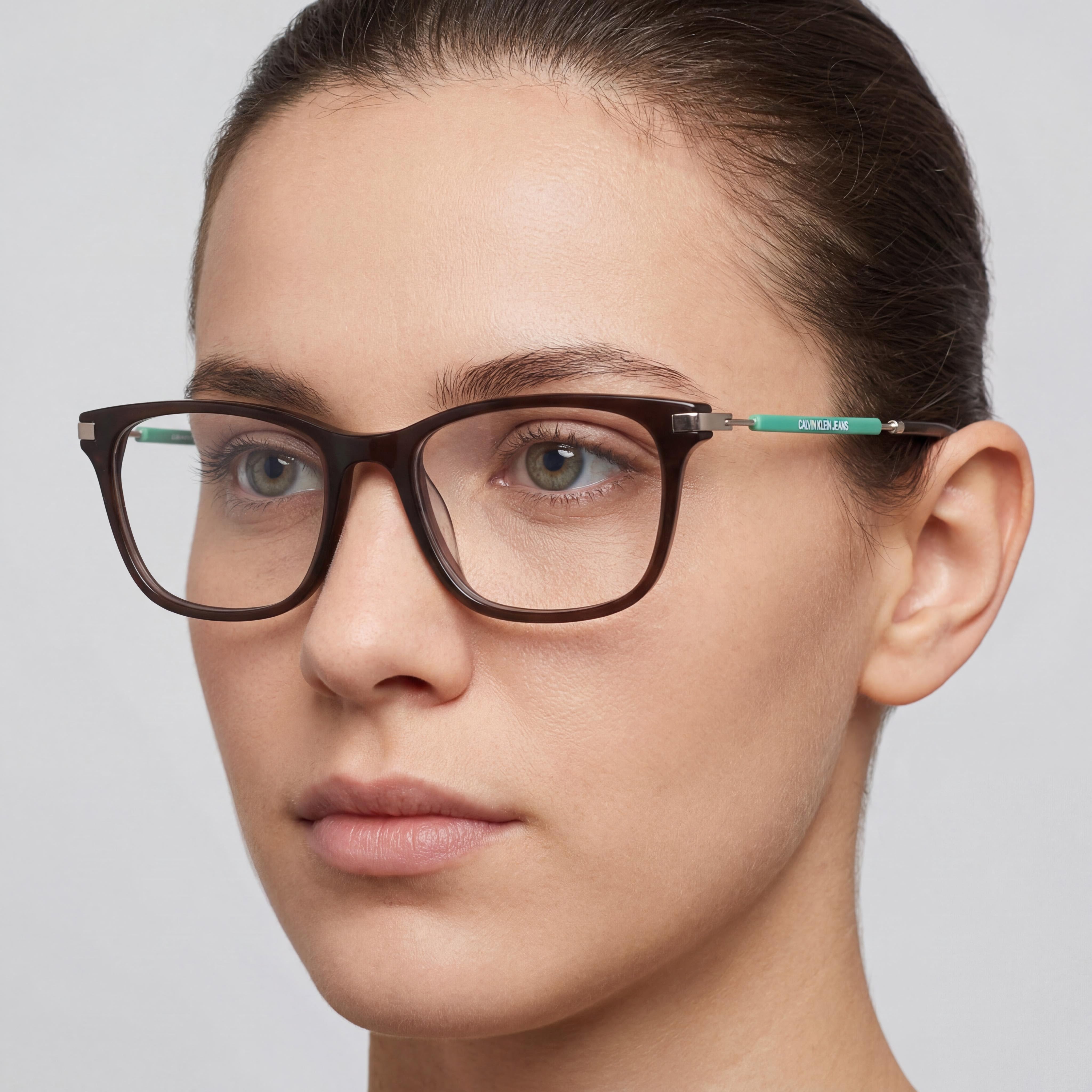 Calvin Klein Jeans Elegant Fashionable Unisex Eyeglasses, Multi-coloured Aetate & Metal Frame, 51mm, Photo 4