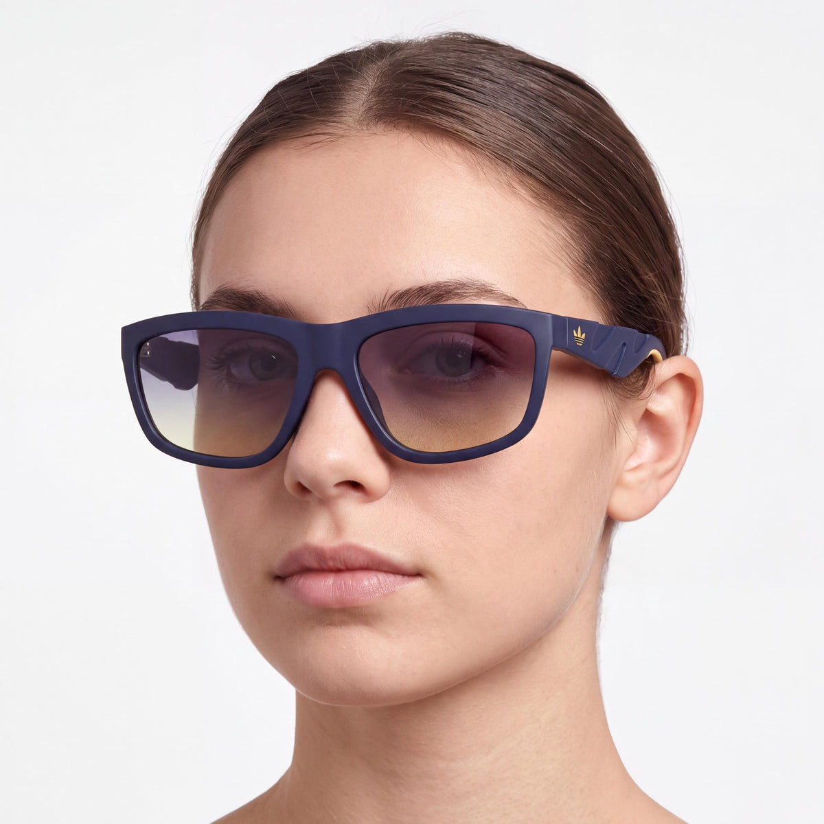 Marcolin Casual Unisex Matte Blue Plastic Frame & Lenses UV Protection Sunglasses 58mm Lens Width, Photo 4