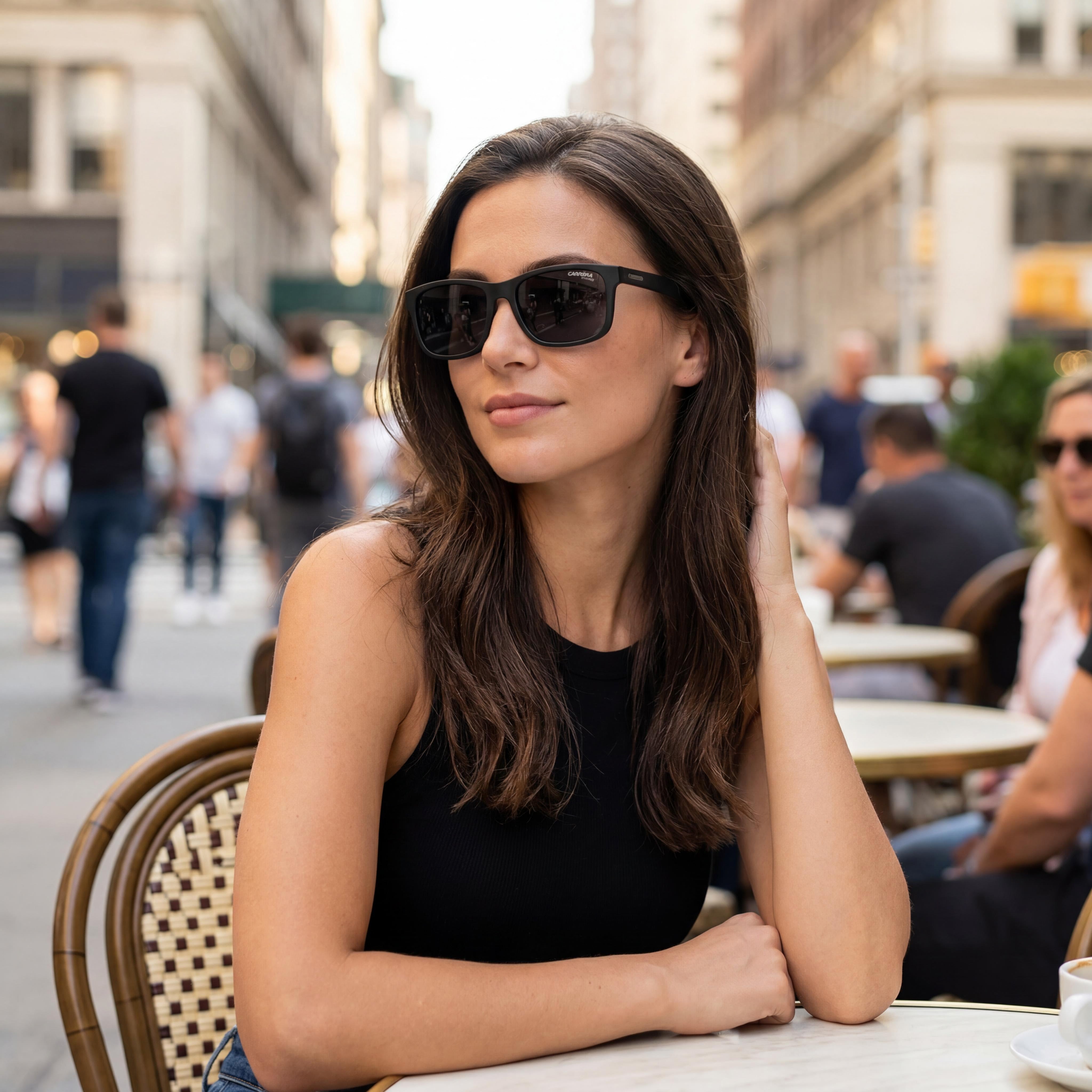 Carrera 299/S Sunglasses for Unisex with Matt Black Plastic Frame and UV Protected Non-Polarized Lenses 57mm, Photo 4