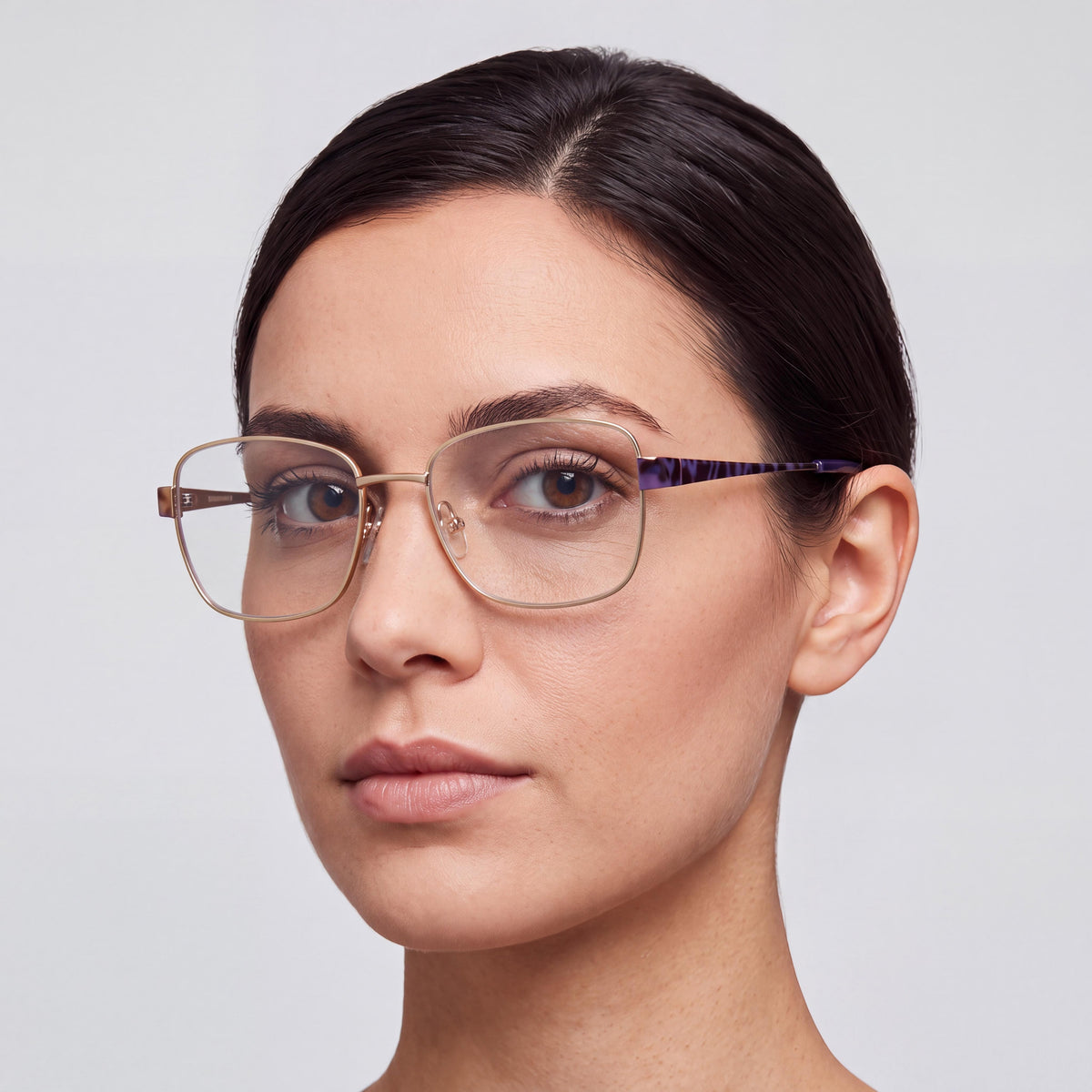 Nine West Nw1068 Gold Metal Women's Prescription Ready Optical Frames with Clear Demo Lenses, Size 51-17-135, Photo 4