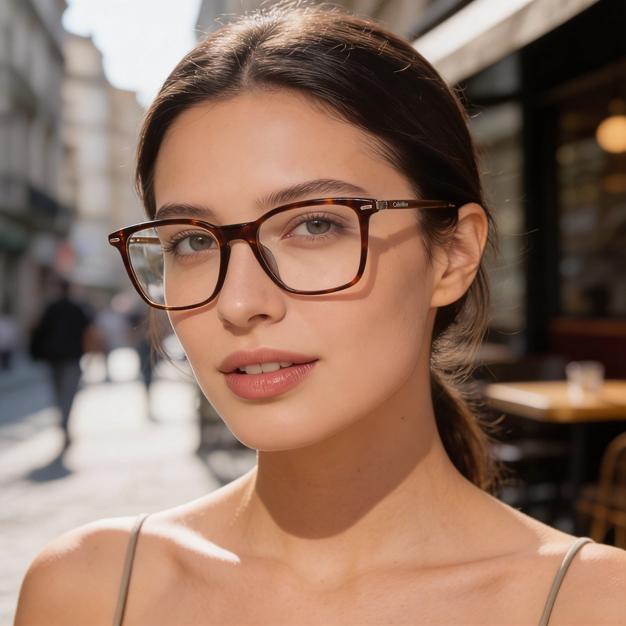 Calvin Klein Ck22541 Unisex Metal Frame Sunglasses with Dark Tortoise Finish, Lens Width 53mm, Photo 6