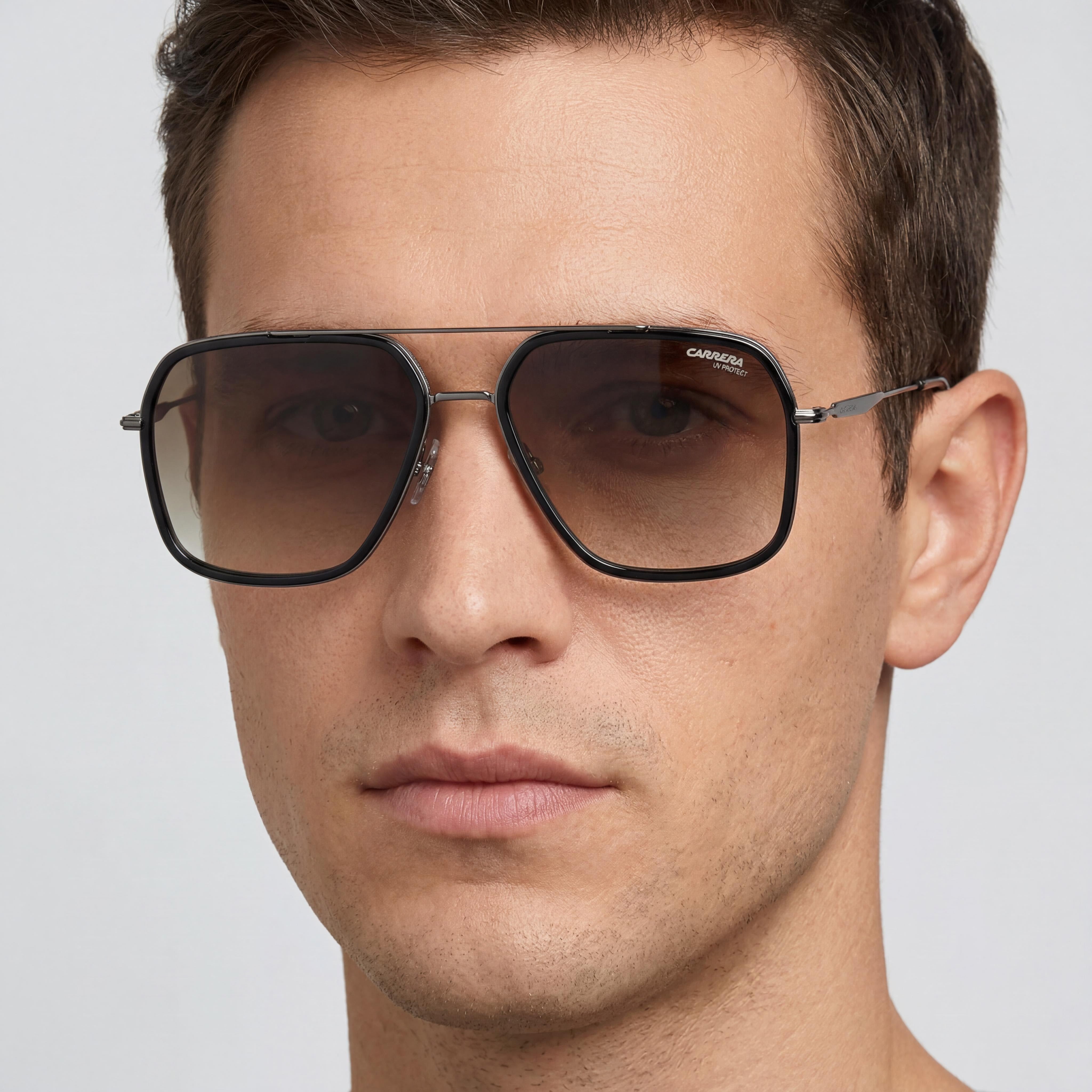 Carrera 273/S Black Rectangle Gradient Sunglasses for Men, Photo 4