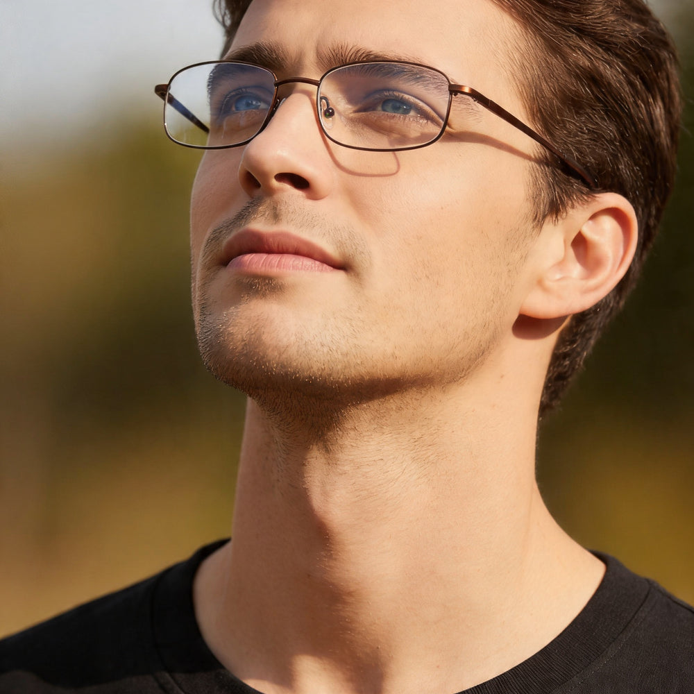 Adensco Men's Brown Eyeglasses