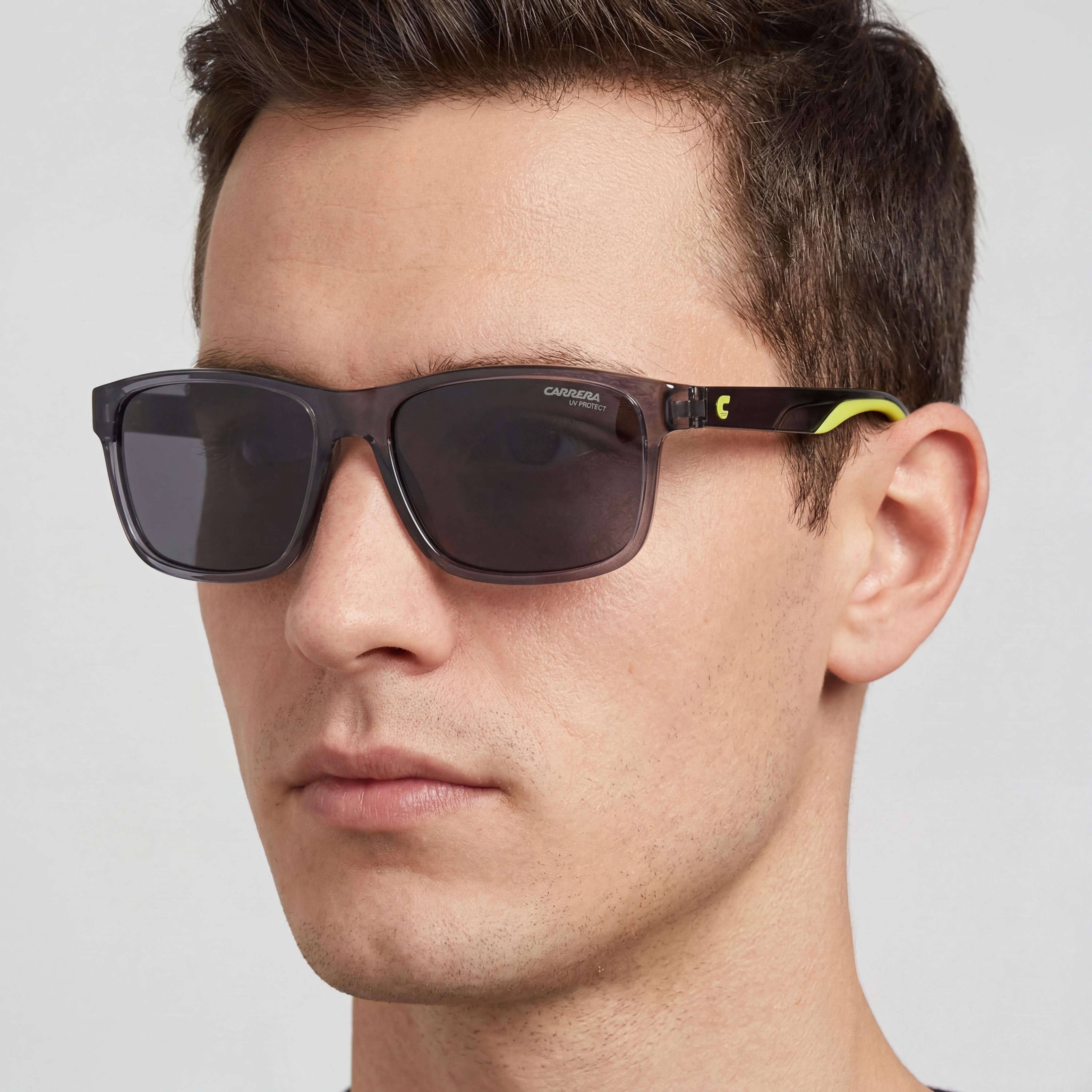 Carrera Casual Unisex Grey Green Polyamide Frame Grey Lens UV Protection Non-Polarized Sunglasses 54mm, Photo 5
