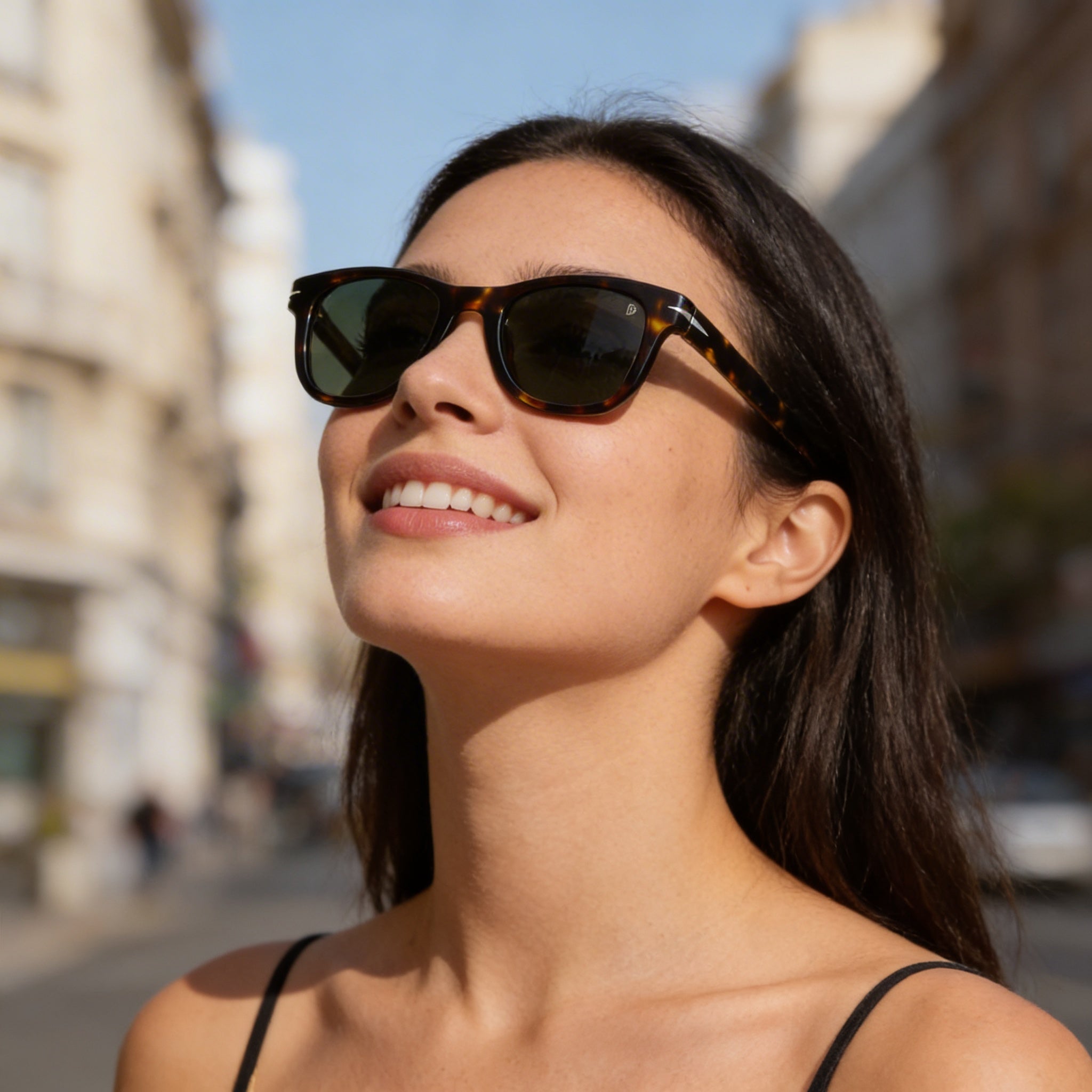 David Beckham db 1006 Unisex Square Full Rim Acetate Frame Dark Havana Non-Polarized Sunglasses 50mm, Photo 6