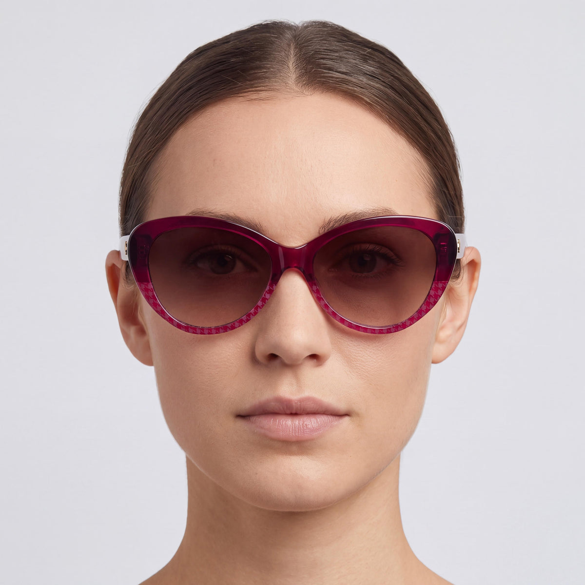 kate spade new york Ks Josi/S Women's Burgundy Wine Pink Doubleshade Acetate UV Protection Sunglasses 55-140-17, Photo 3