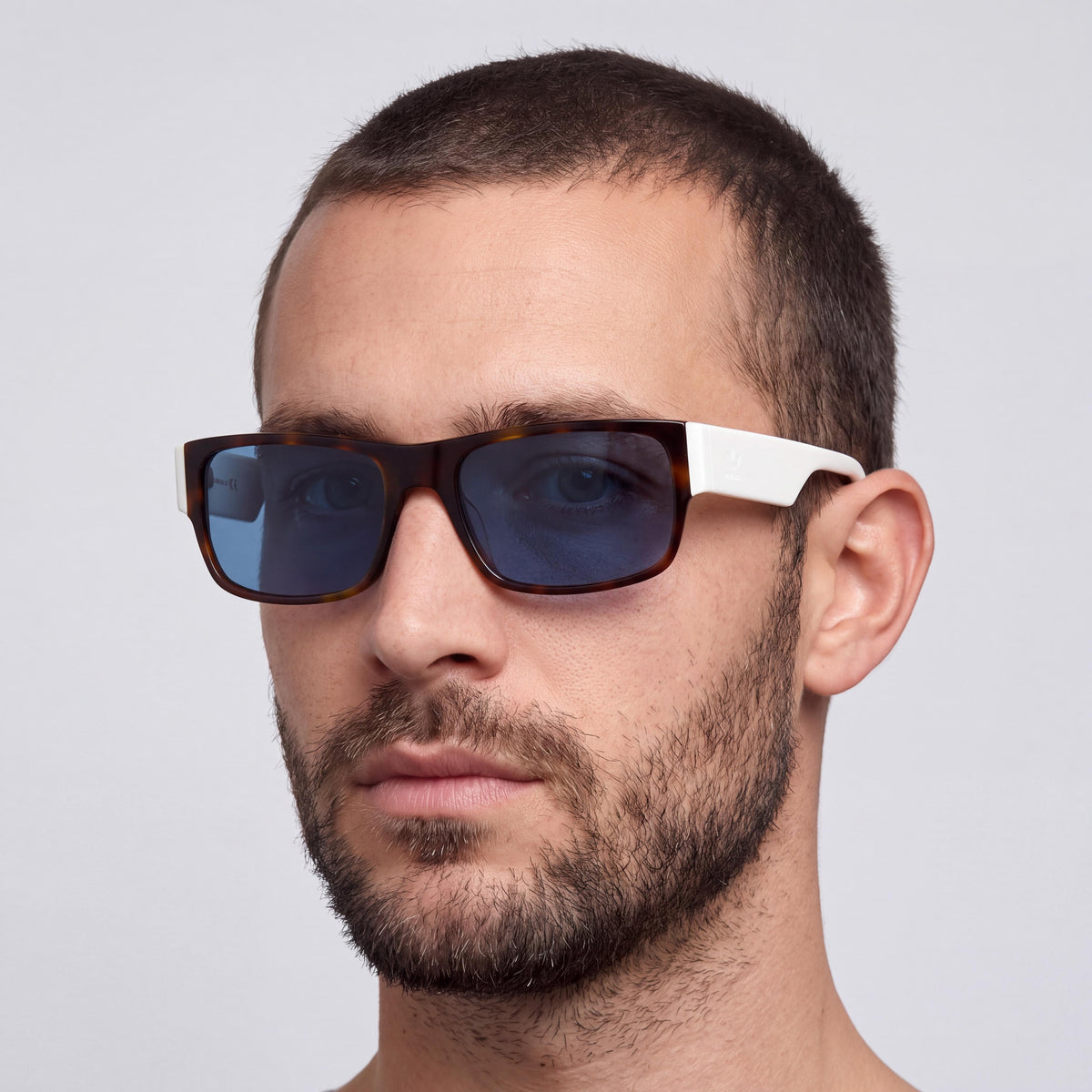 adidas Originals Classic Unisex Havana Composite Sunglasses Blue Mirror Lenses UV Protection 55-17-140, Photo 4