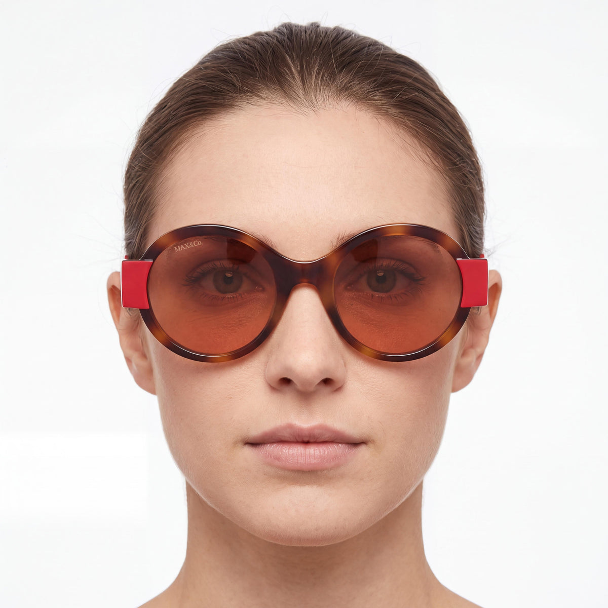 Max&Co. Casual Women's Plastic Havana Frame Grey Lenses UV Protection Sunglasses 50-20-140, Photo 4