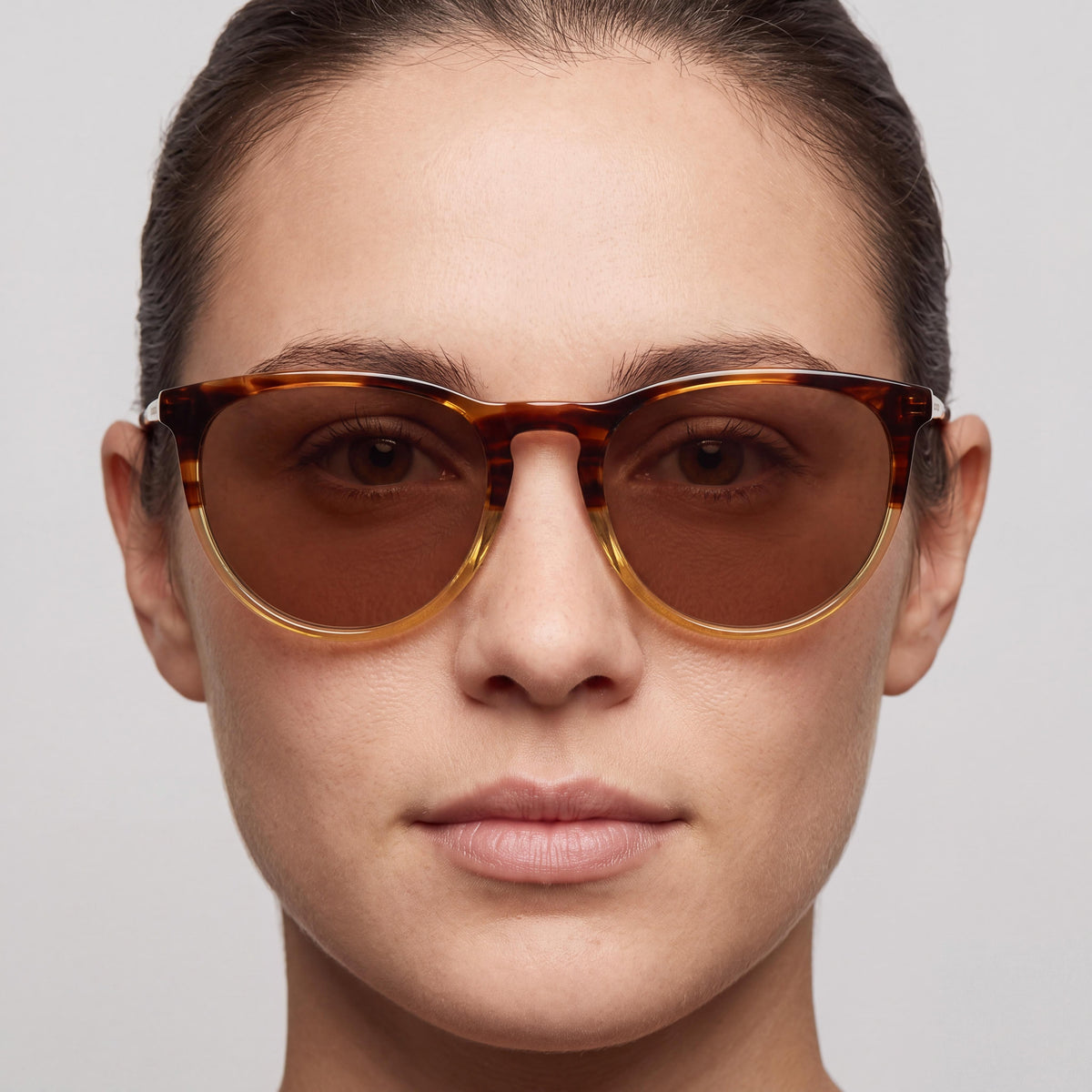 Gafas de sol unisex Cole Haan Ch6507, estilo rectángulo modificado, color cuerno marrón, de plástico, polarizadas con protección UV, 54mm, Photo 4