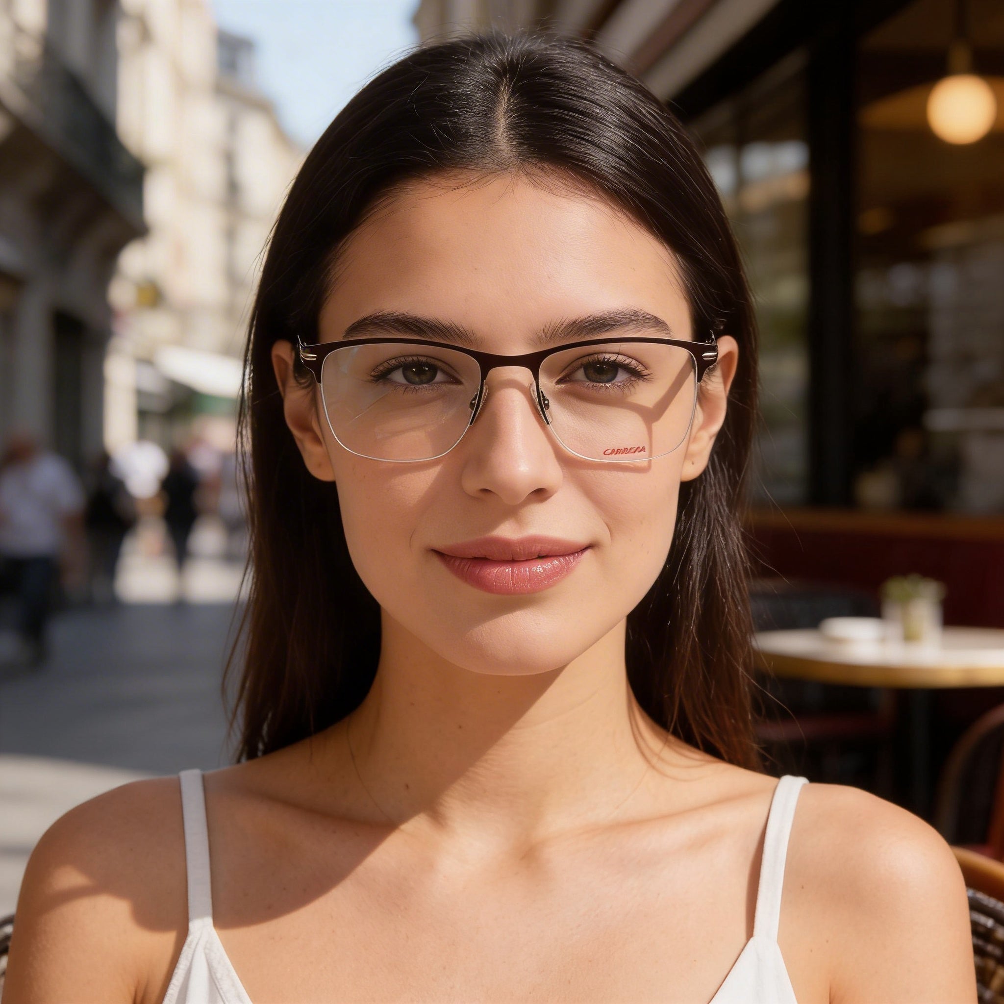 Carrera Modern Unisex Sunglasses Matte Brown Alloy Steel Frame Non-Polarized Polycarbonate Lenses 55mm, Photo 4