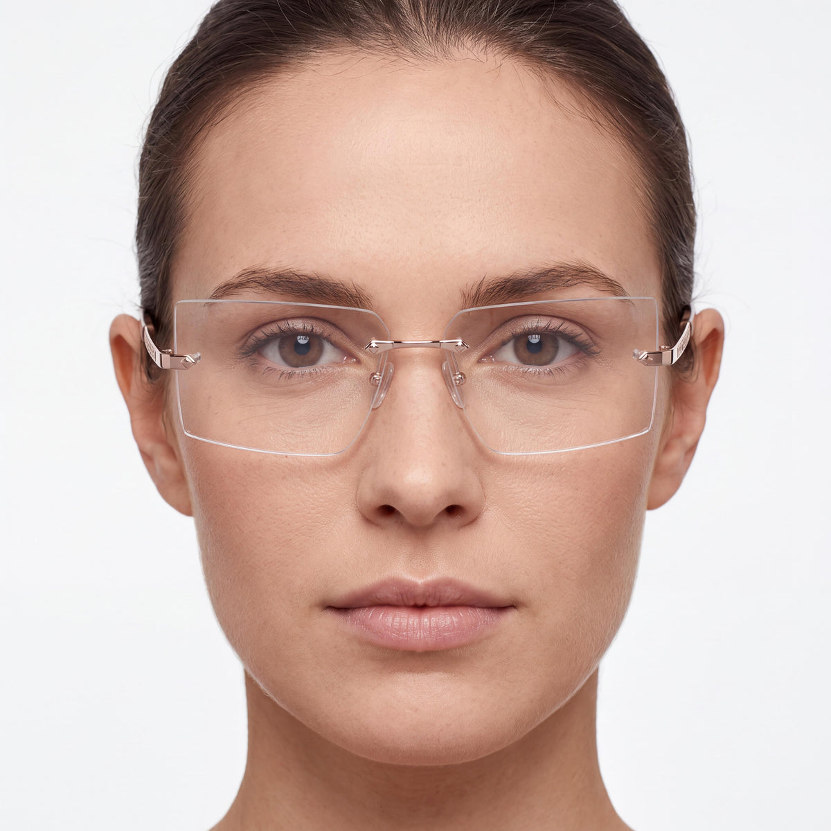 Gafas de sol clásicas de mujer MCM Worldwide con montura metálica en oro rosa y lentes multicolor 56-13-145, Photo 5
