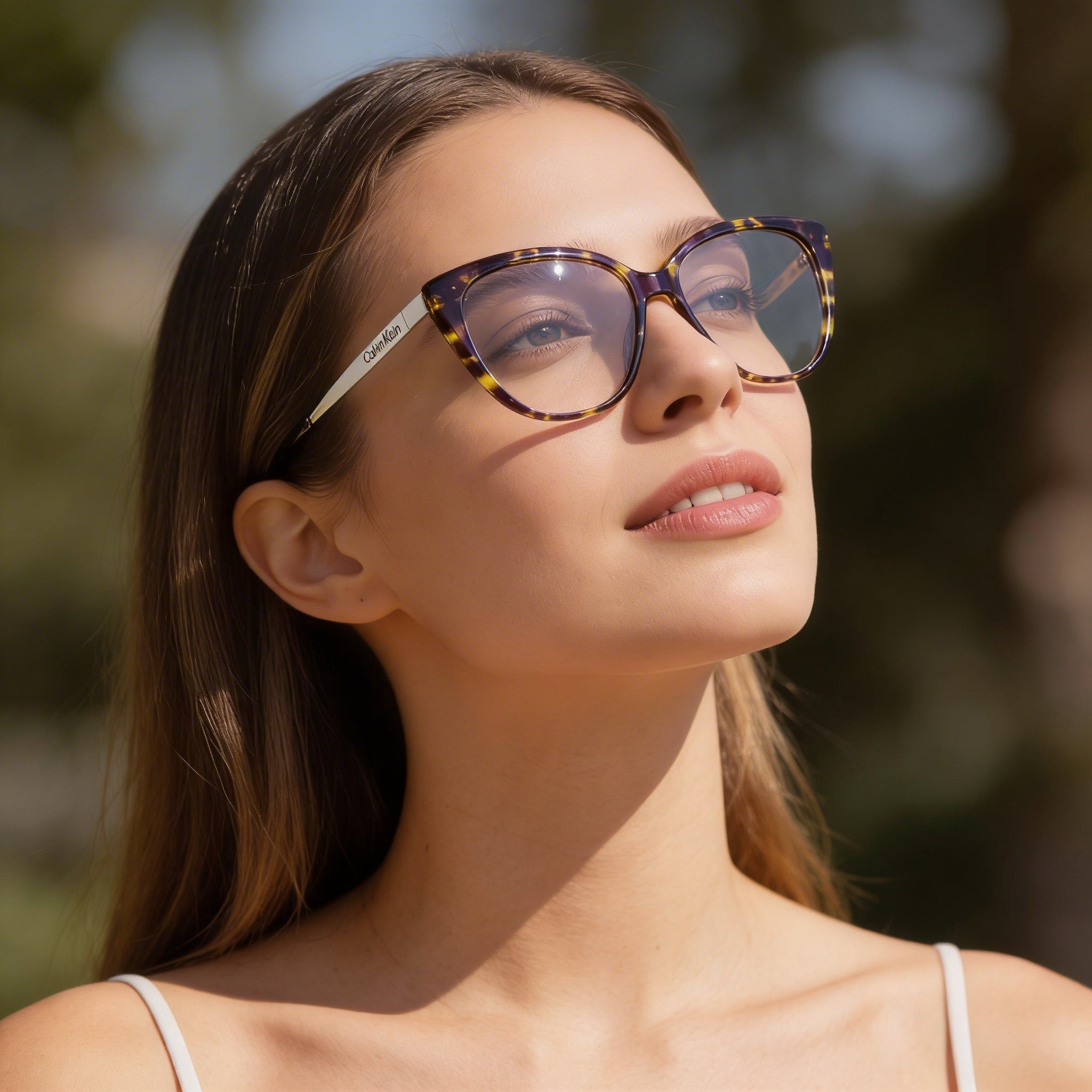 Gafas de sol polarizadas de acetato color violeta Havana para mujer Calvin Klein Ck23520 de 54 mm, Photo 6