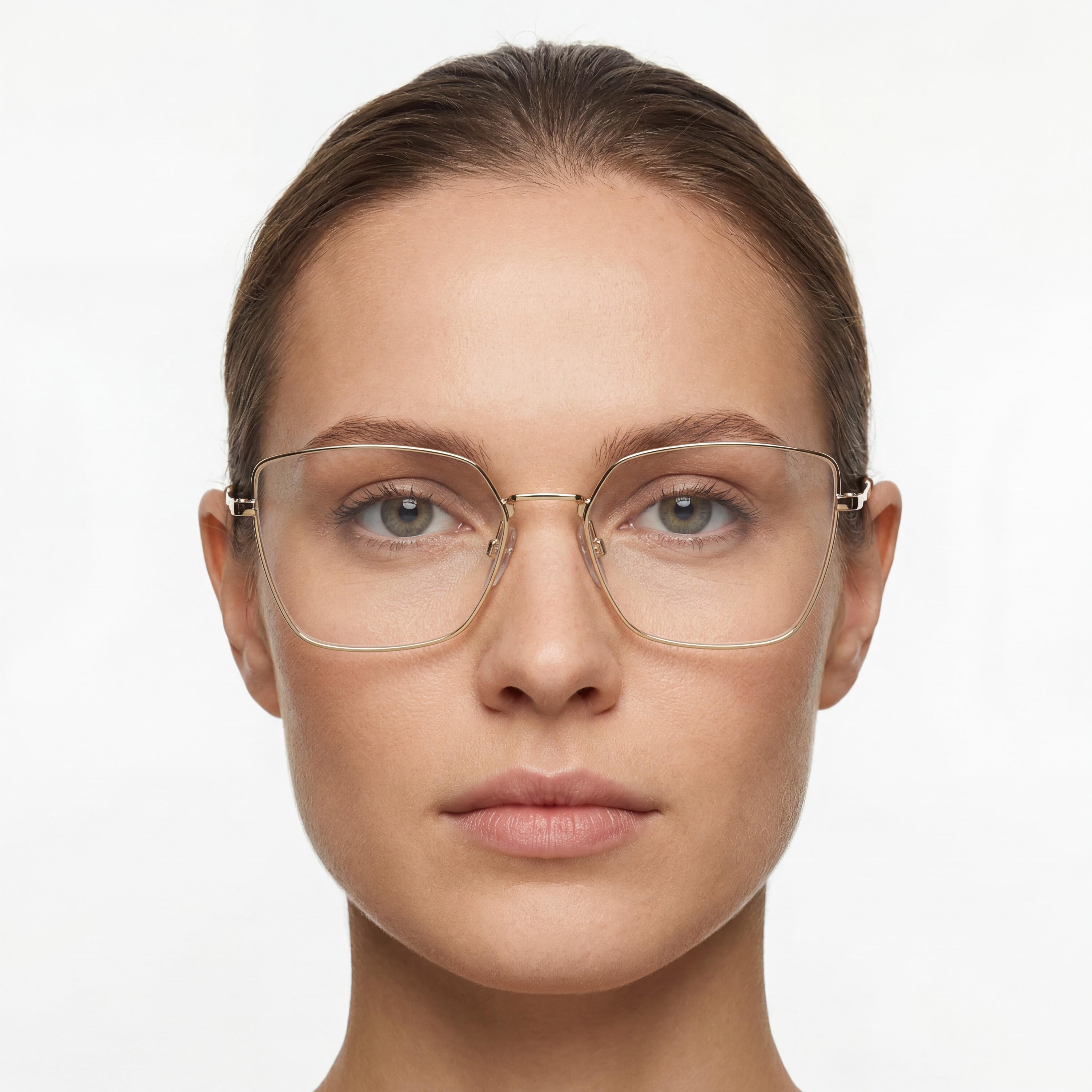 Marc Jacobs Marc 561 Gafas de sol contemporáneas para mujer de ojo de gato y mariposa, de acero inoxidable dorado y havana 56, Photo 3