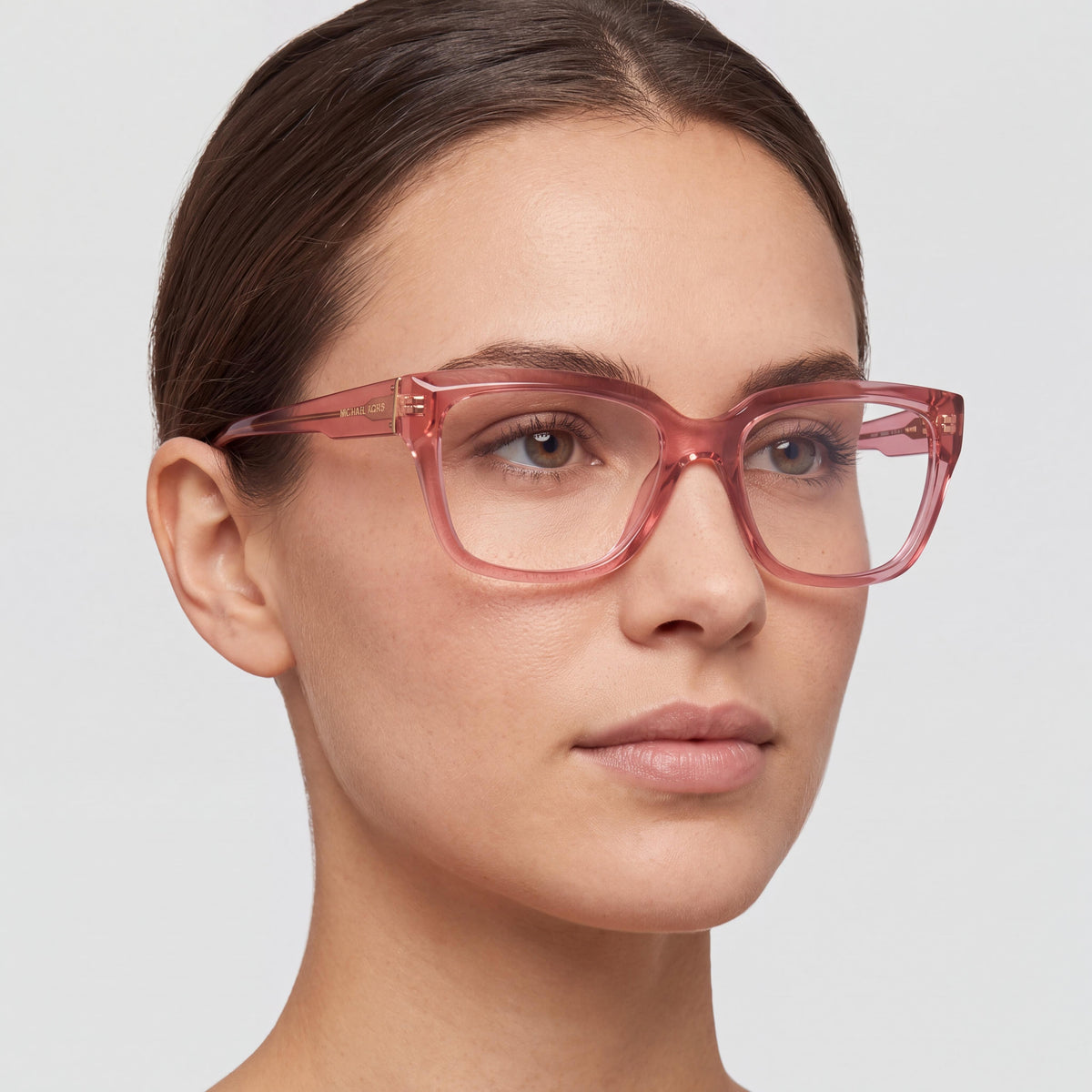 Michael Kors 4117U Women's Rectangle Optical Frames Rose Transparent Plastic 54mm, Photo 4