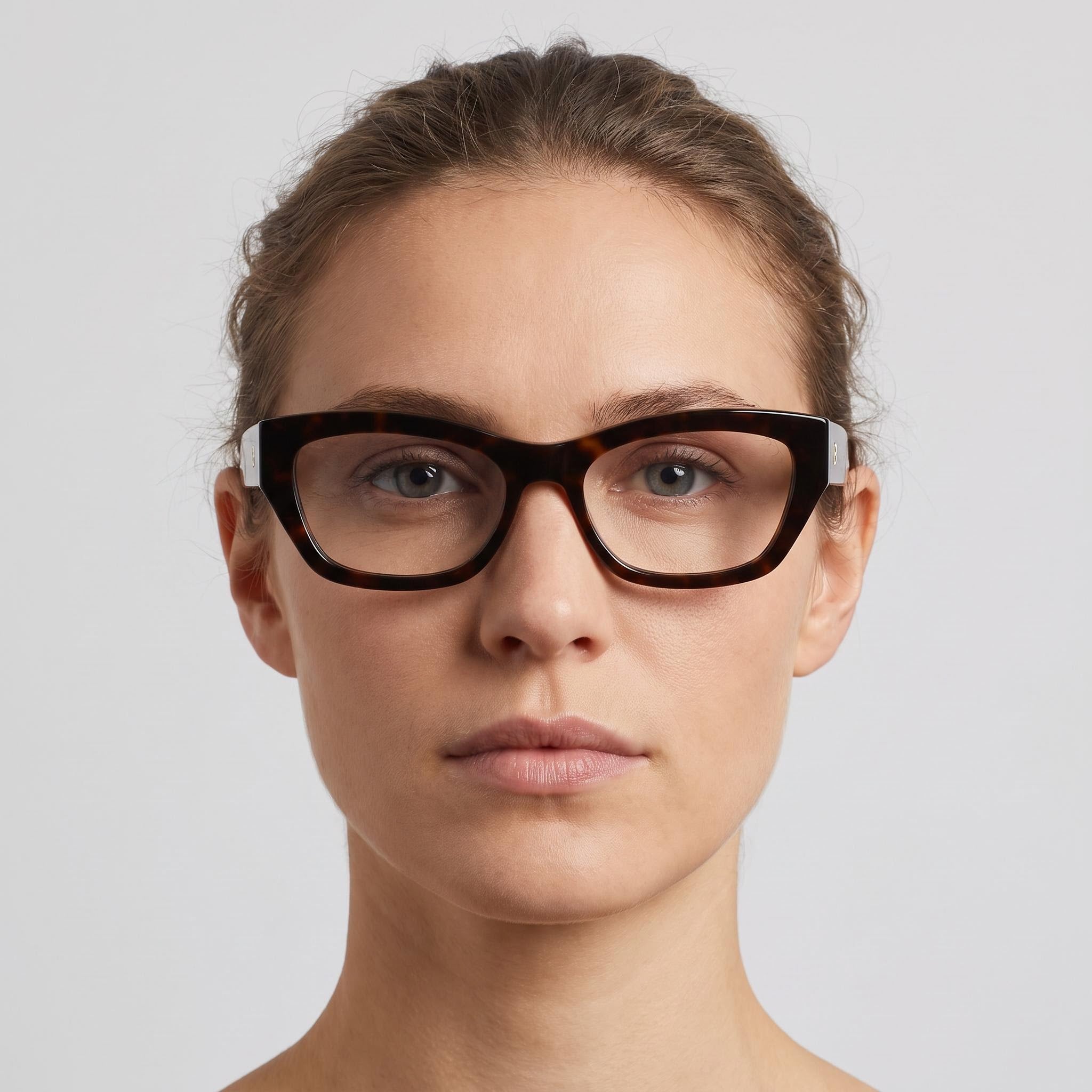 Montura de gafas ópticas para mujer Victoria Beckham Vb2675 Dark Havana | Lente 53mm Puente 17mm Patilla 140mm, Photo 3