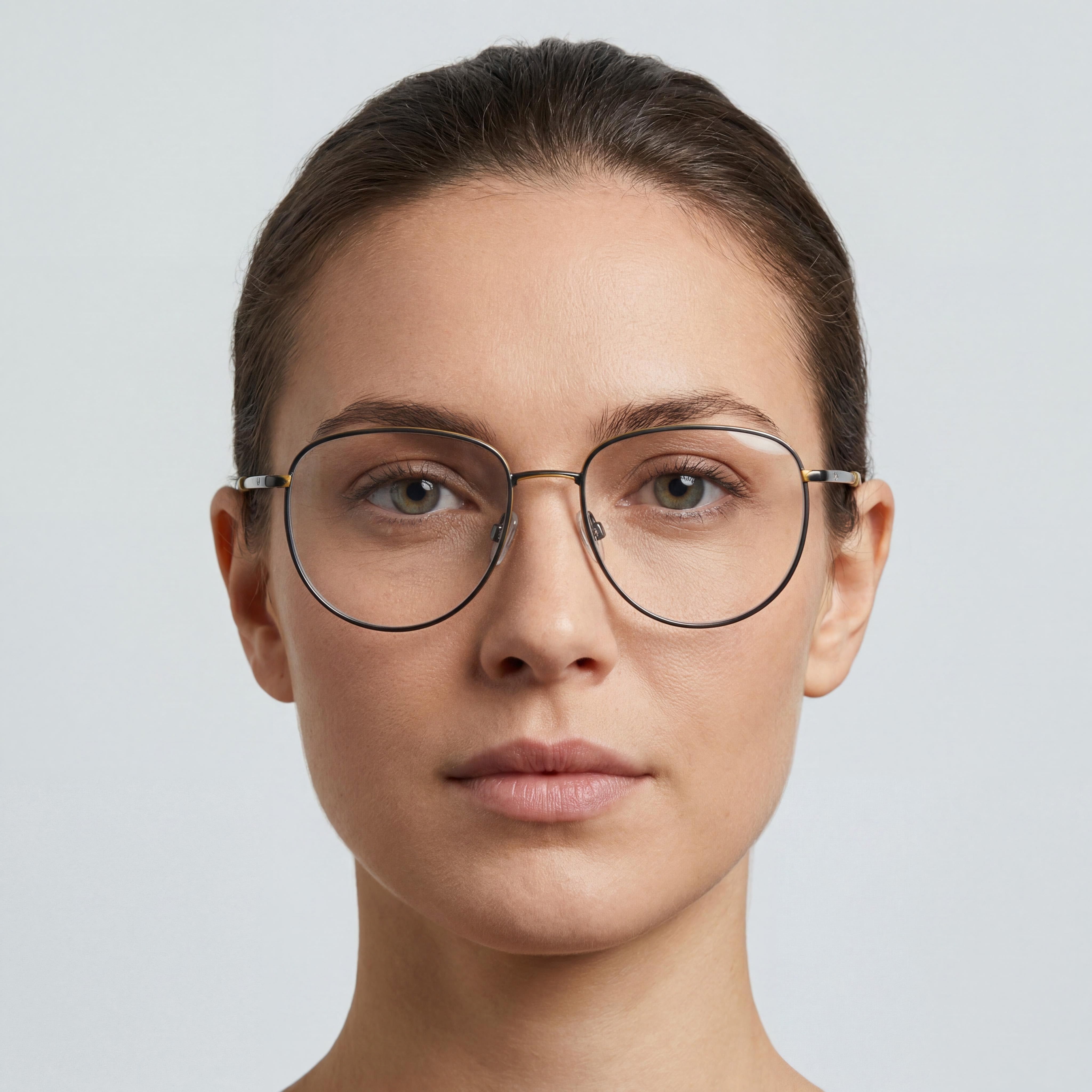 Rag & Bone Rnb 7017 Women's Dark Ruthenium Eyewear with Polycarbonate Lenses, 56mm Lens Width, 17mm Bridge Width, 145mm Temple Length, Photo 3